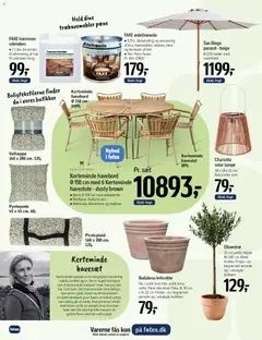 Føtex - Udendørs liv gyldig fra 13.03.2026 | Side: 4 | Produkter: Bord, Havestole, Lampe, Søm