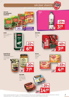 Noul catalog Auchan – valabil de la 27.08.2025 | Pagină: 7 | Produse: Pate, Ciuperci, Oțet, Roșii