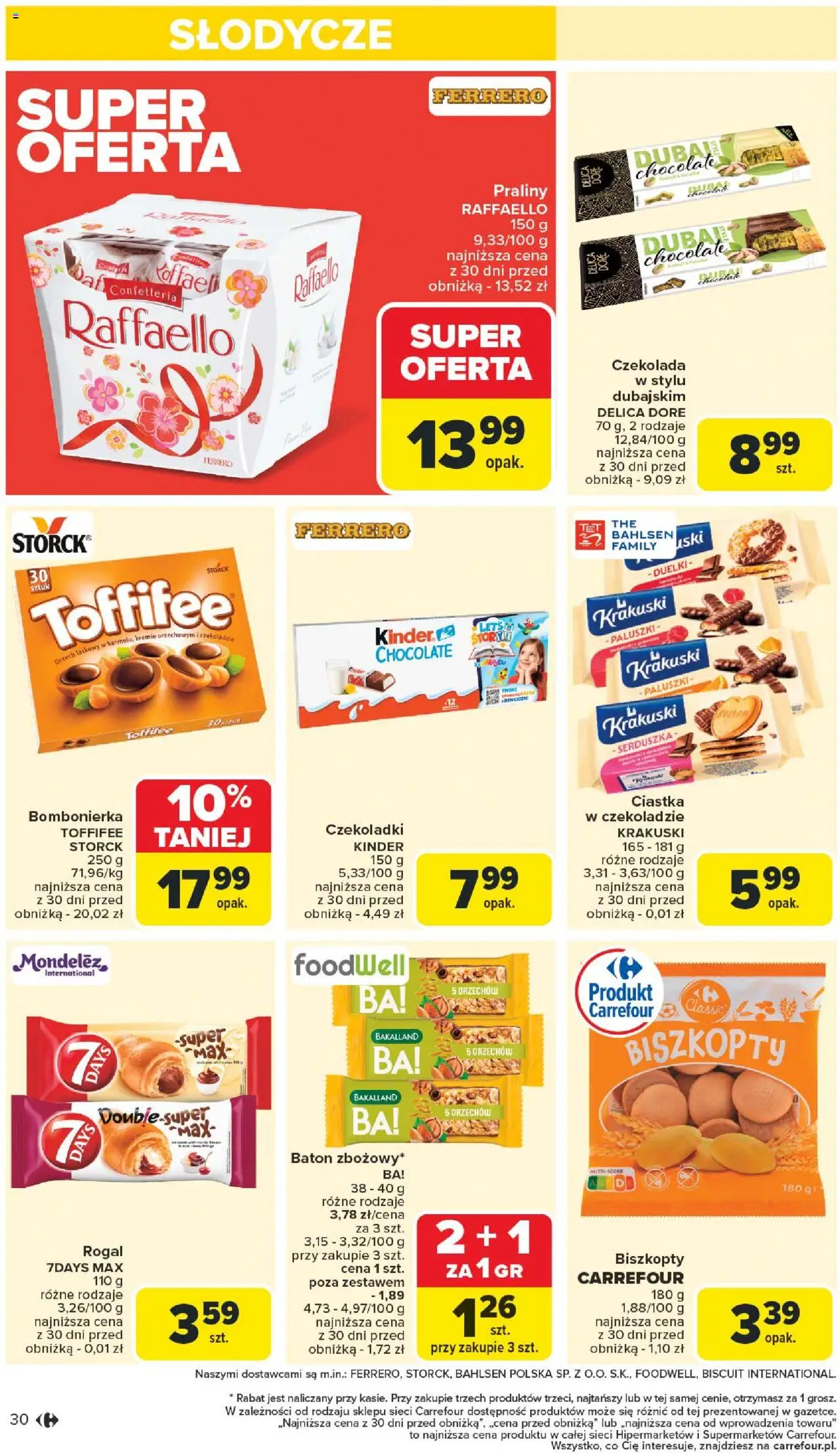 Carrefour Gazetka od 18.08.2025 | Strona: 32 | Produkty: Czekoladki, Bombonierka, Paluszki, Czekolada