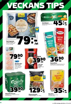 Stora Coop reklamblad aktuell från 15.09.2025 | Sida: 10 | Produkter: Musli, Räkor, Öl, Fräs