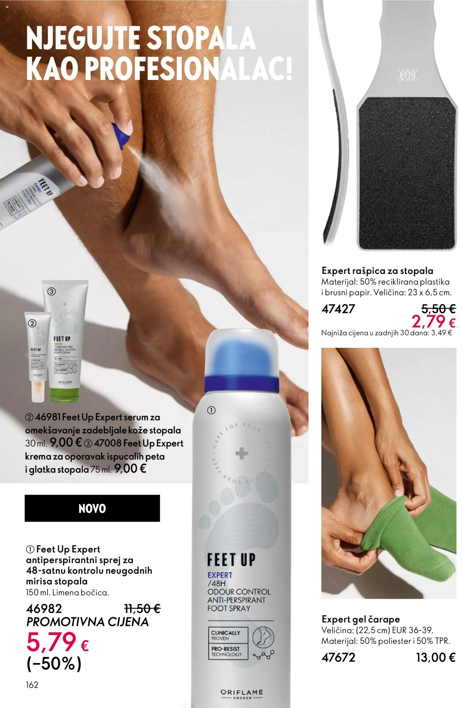 Oriflame katalog | vrijedi od 19.11.2025 | Stranica: 162 | Proizvodi: Antiperspirant, Krema, Čarape