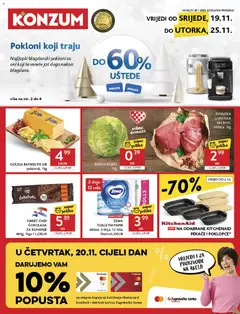 Konzum - Ponuda - Pregled kataloga iz trgovine Konzum, vrijedi od 19.11.2025