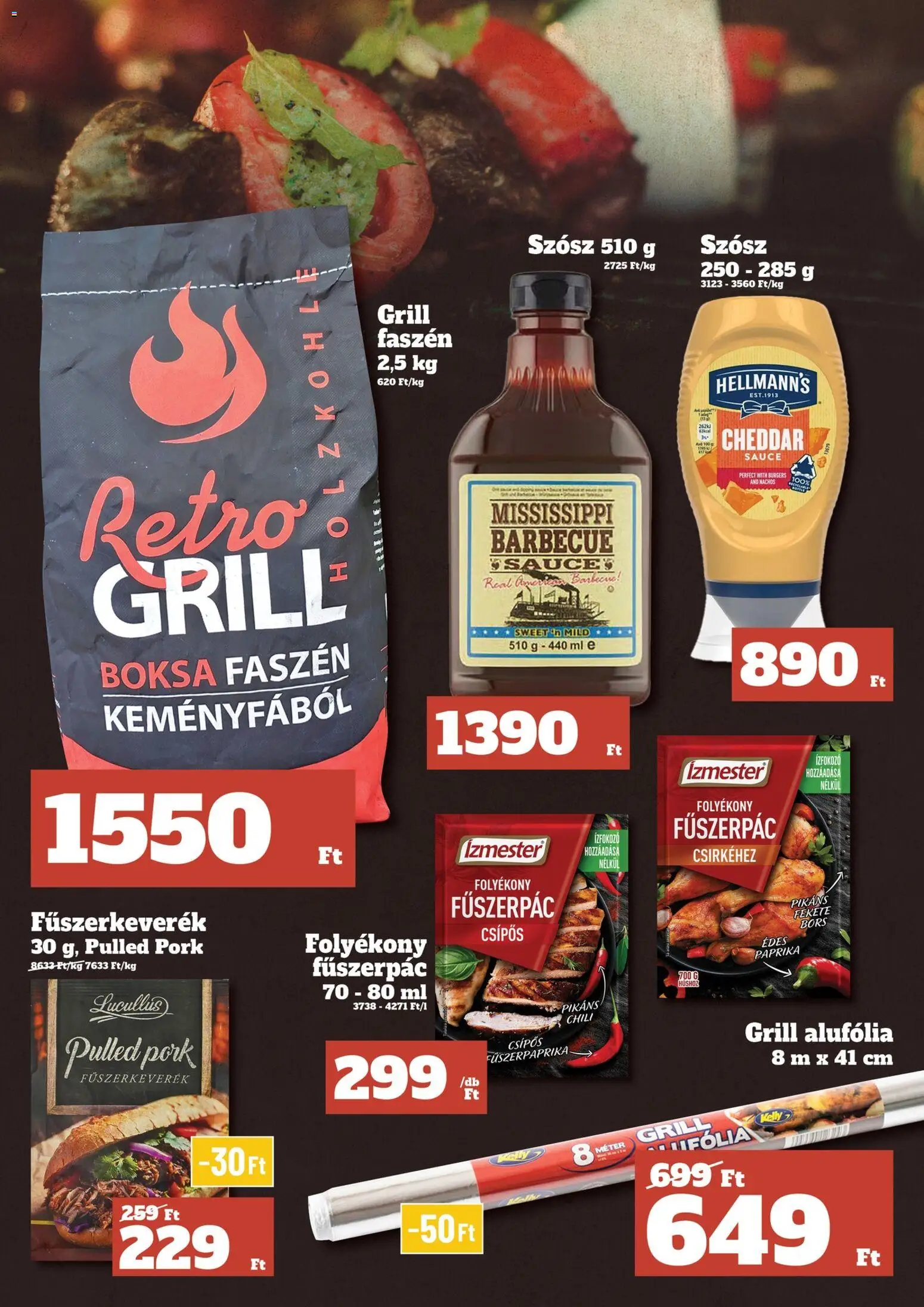 Family Diszkont akciós ujság - amely érvényes a következő dátumtól: 16.04.2026 | Oldal: 8 | Termékek: Fűszerkeverék, Grill, Cheddar, Szósz