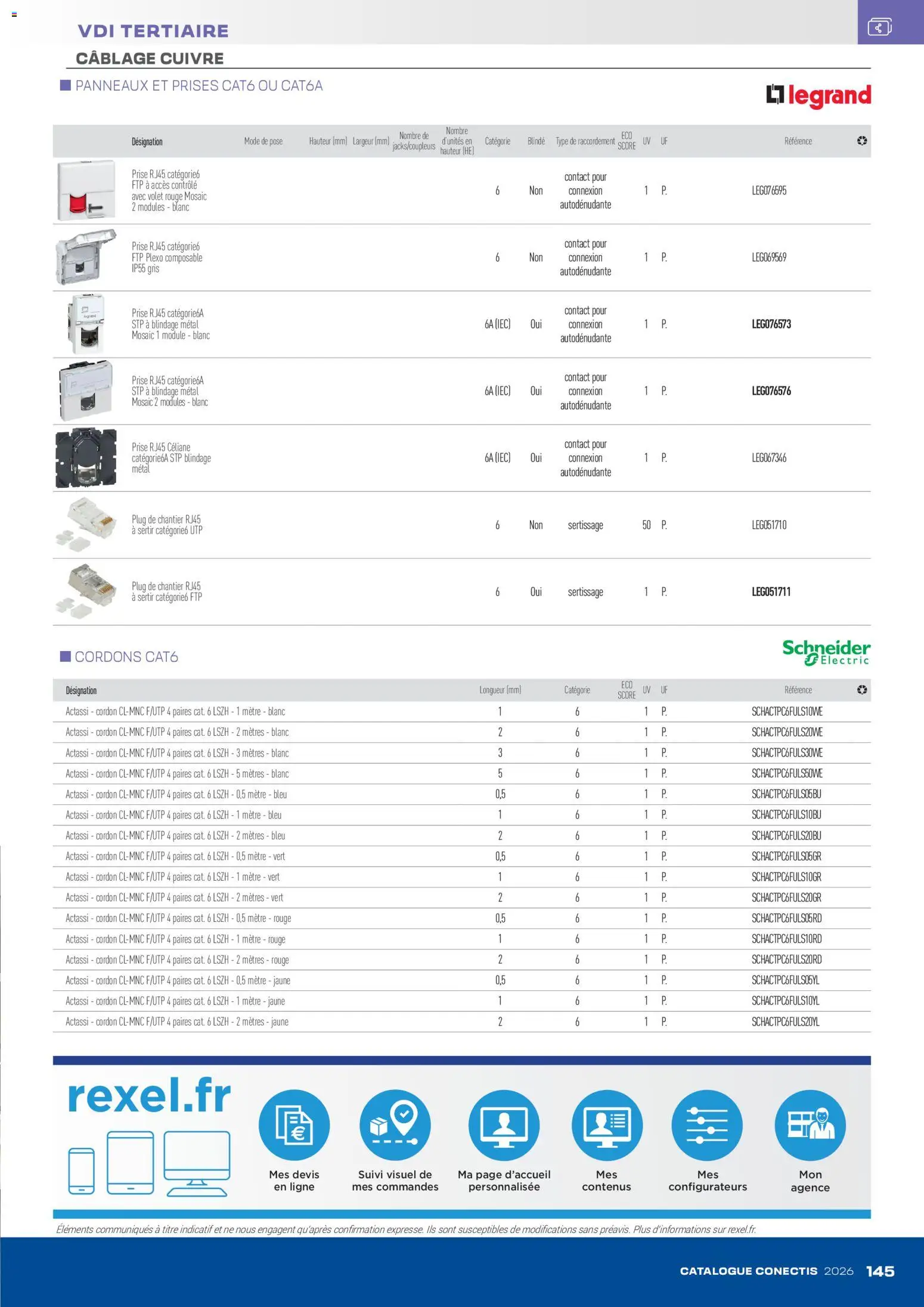 {H1} | Page: 145 | Produits: Mètre, Prises, Prise