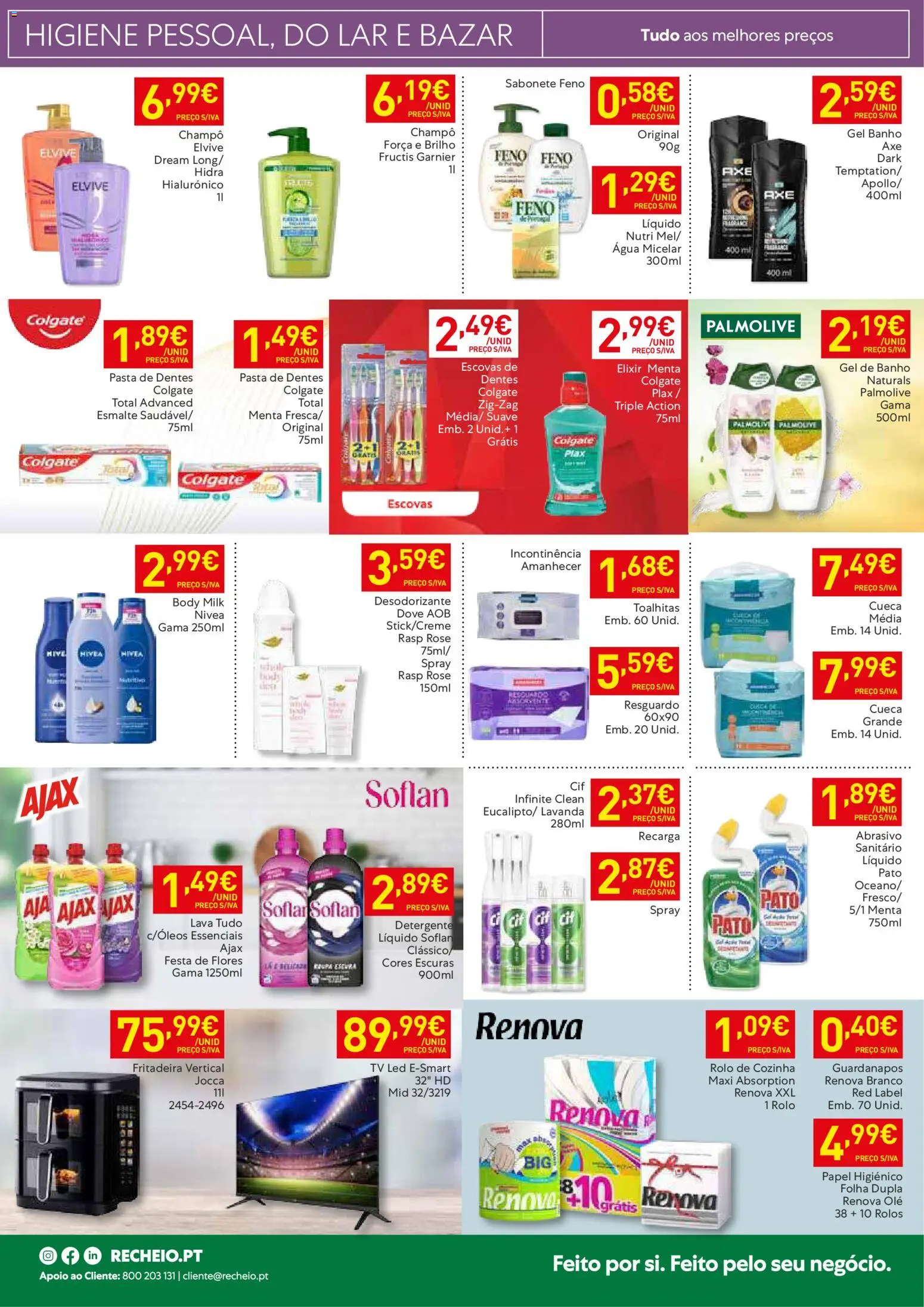 Recheio folheto Madeira │ válido de 20.01.2026 | Página: 16 | Produtos: Água micelar, Desodorizante, Detergente, Banho