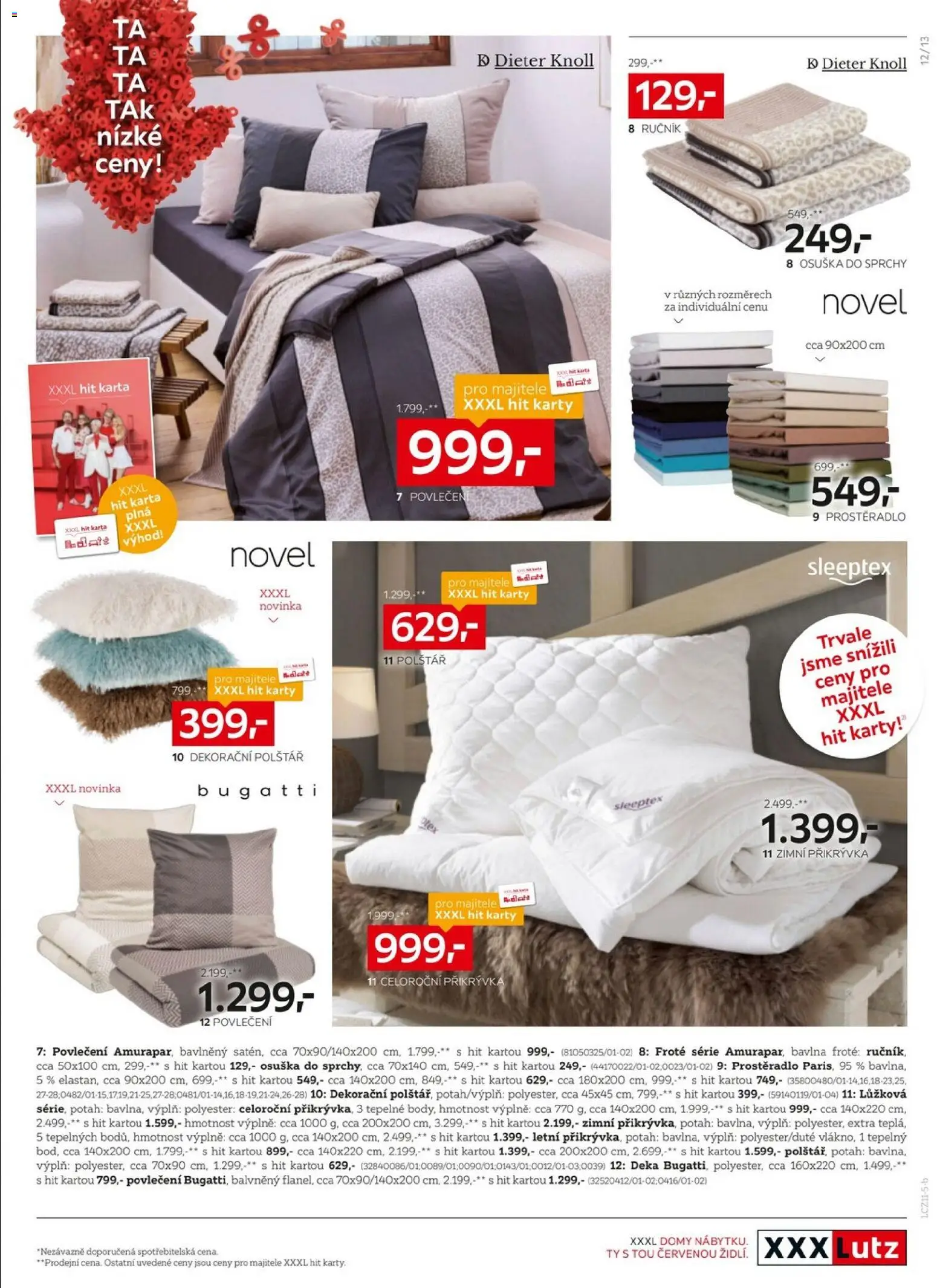 XXXLutz Black Friday od 10.11.2025 | Strana: 13 | Produkty: Ručník, Bugatti, Deka, Polštář