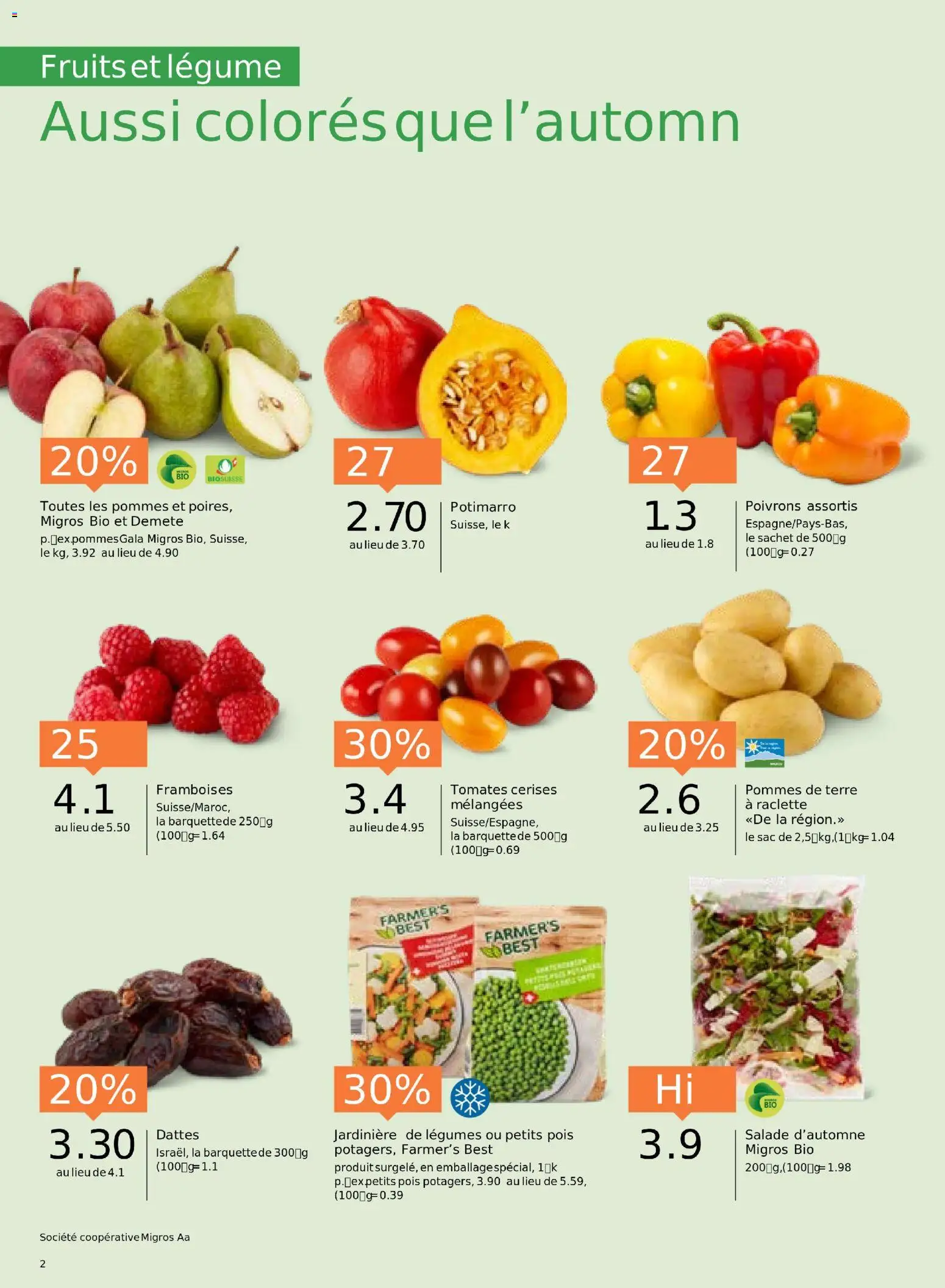 Migros Aktionen FR – gültig ab 28.10.2025 | Seite: 2 | Produkte: Raclette