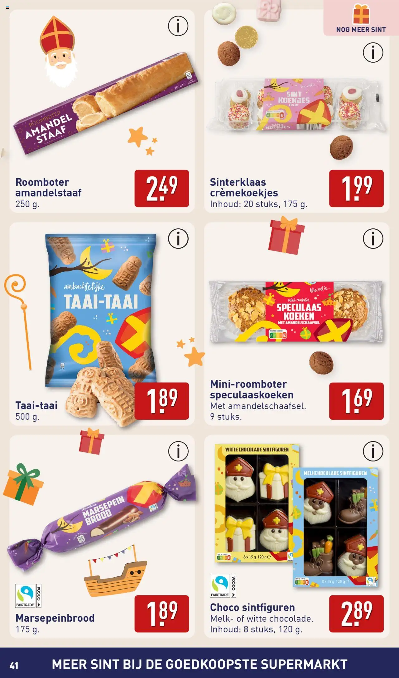 {H1} | Pagina: 41 | Producten: Chocolade, Koekjes, Roomboter, Crème