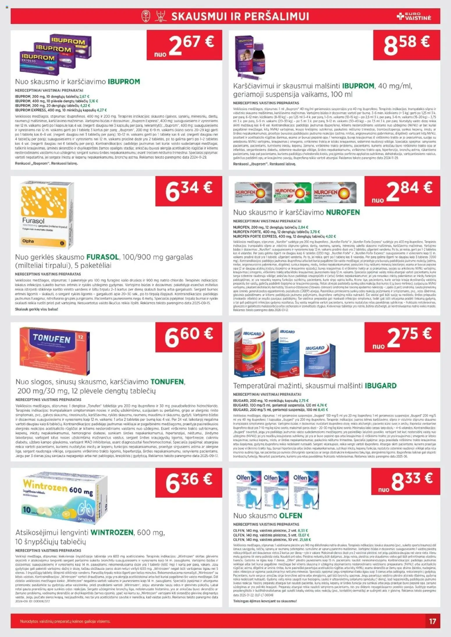 EUROVAISTINĖ akcijos nuo 31.01.2026 | Puslapis: 17