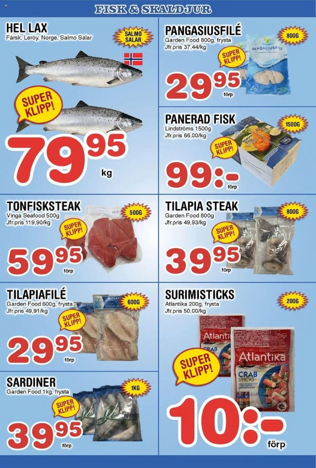 Nya Pulsen reklamblad aktuell från 29.09.2025 | Sida: 11 | Produkter: Lax