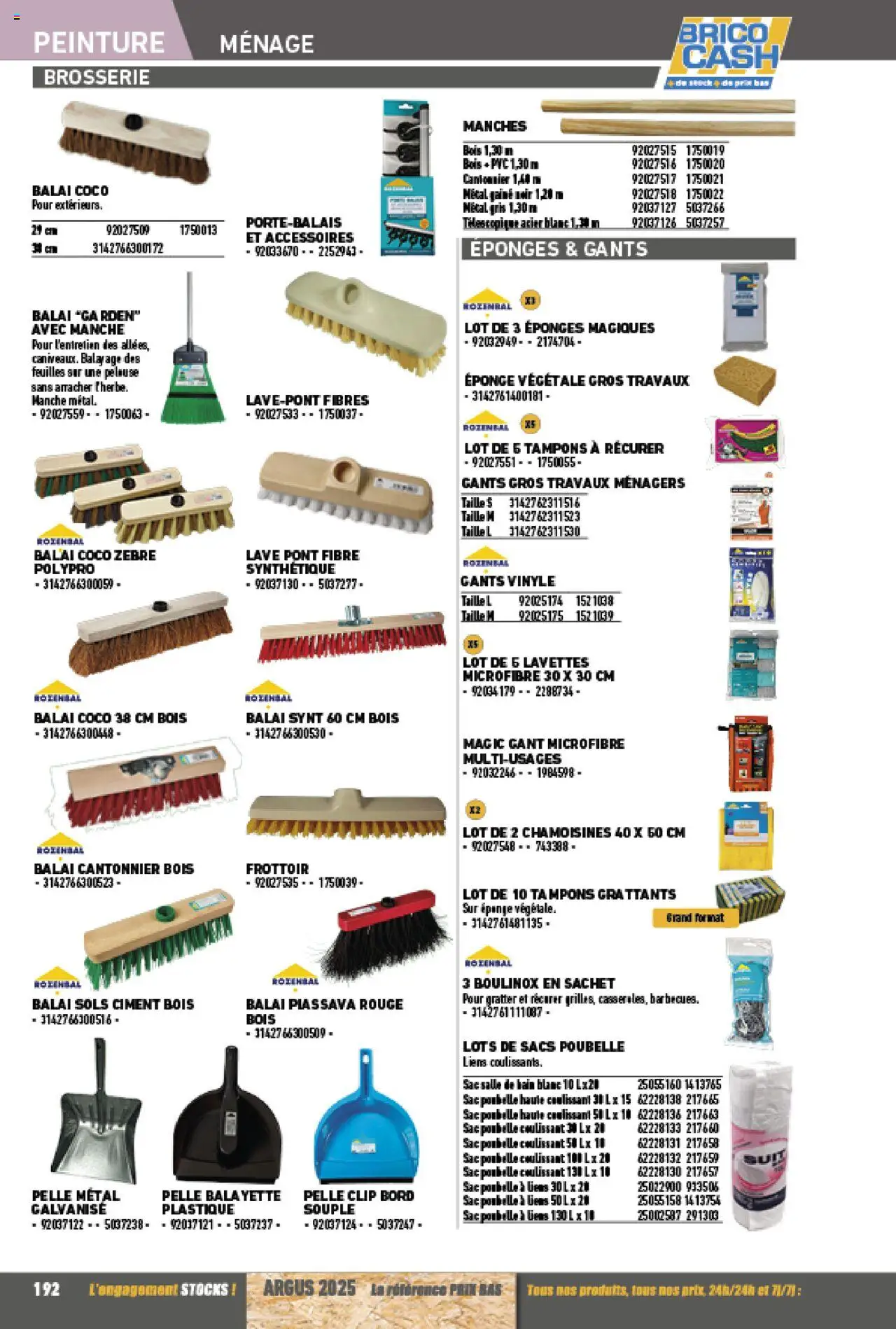 {H1} | Page: 192 | Produits: Poubelle, Sac, Balai, Sacs poubelle