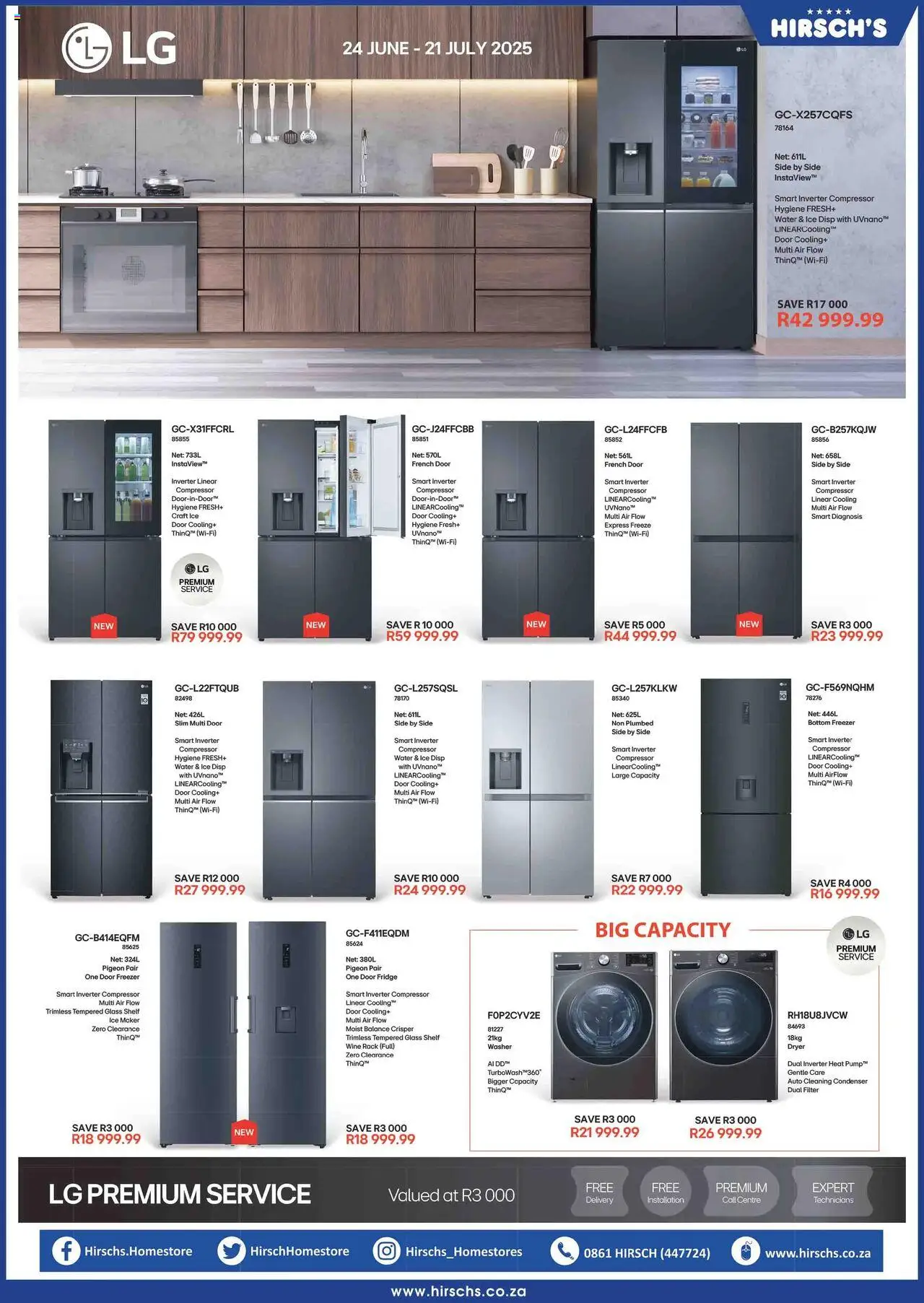 Hirsch's Specials │ valid from 24.06.2025 | Page: 7 | Products: Freezer, Shelf, Fridge, Wine