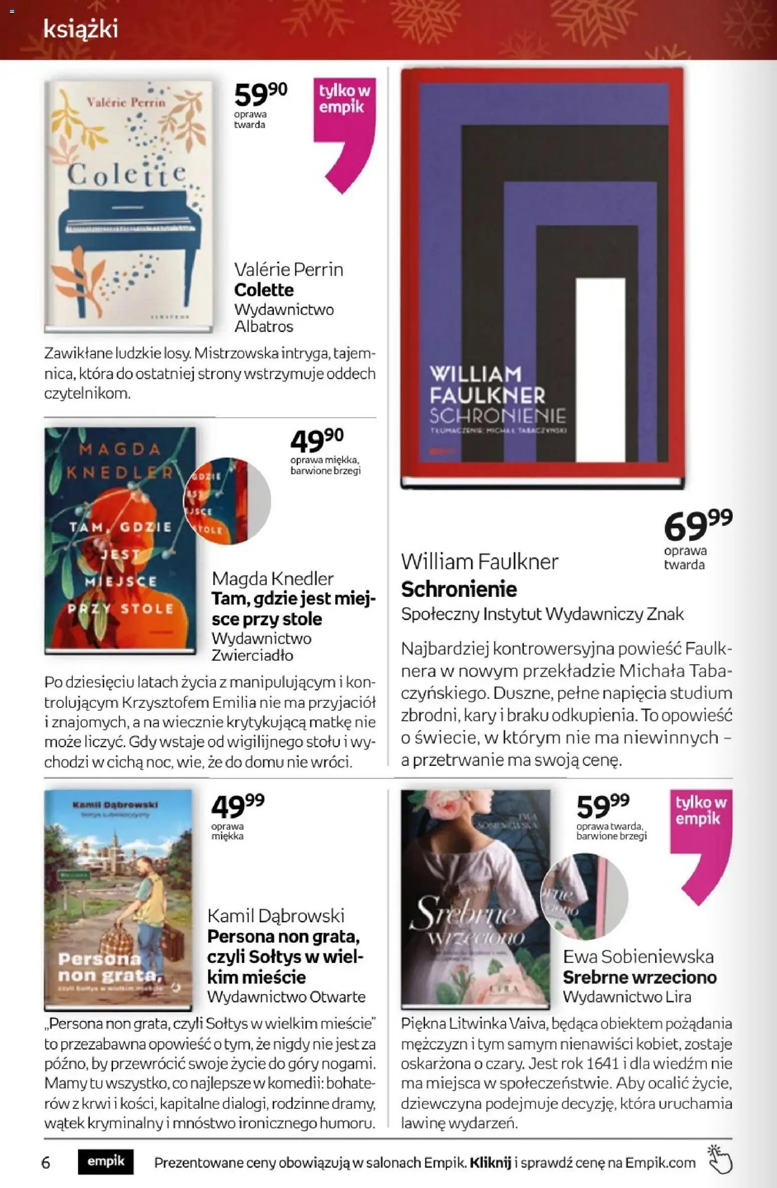 Empik promocje - Tom kultury Książki od 12.11.2025 | Strona: 6 | Produkty: Książki