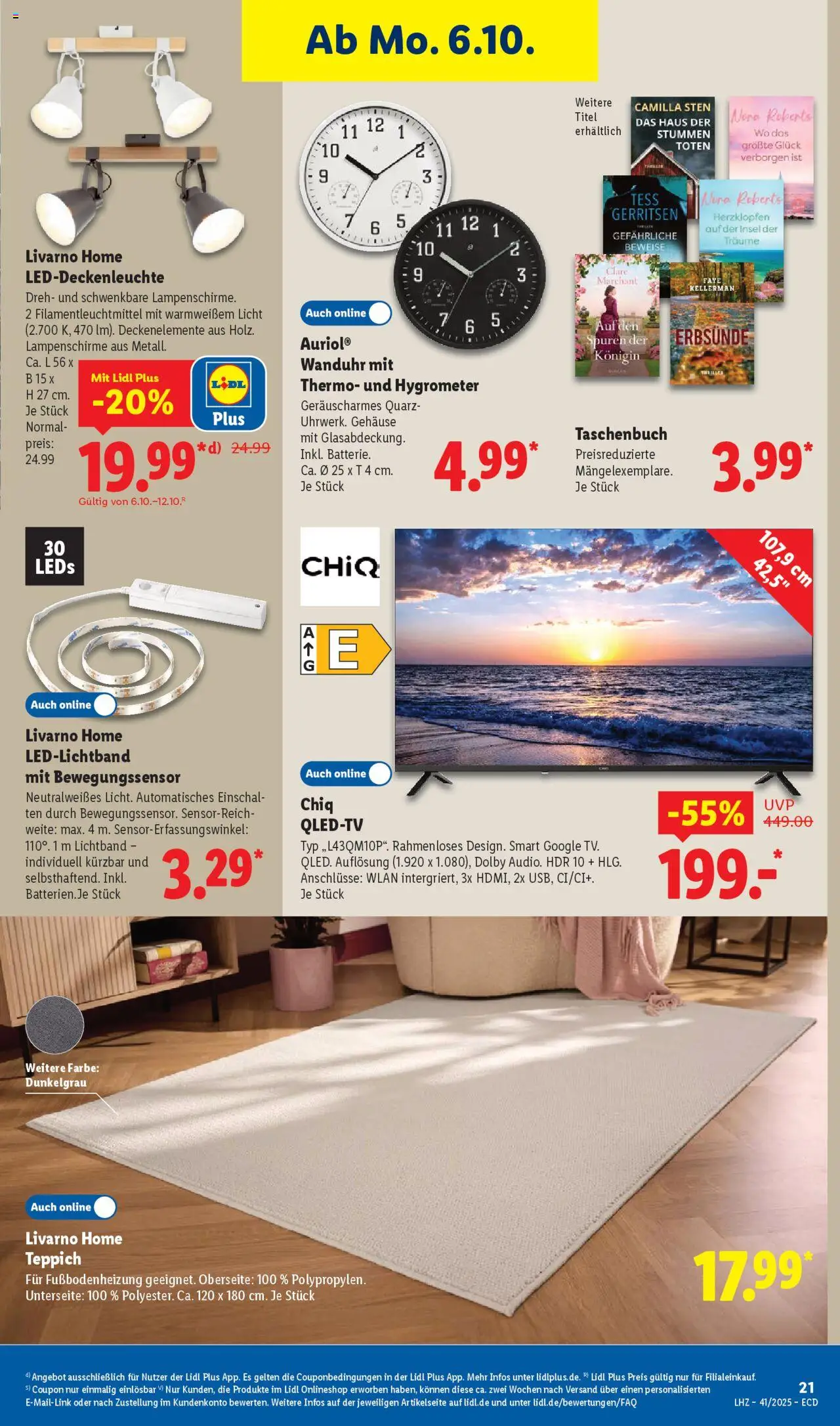 Lidl Prospekt 	 – gültig ab 06.10.2025 | Seite: 35 | Produkte: Teppich