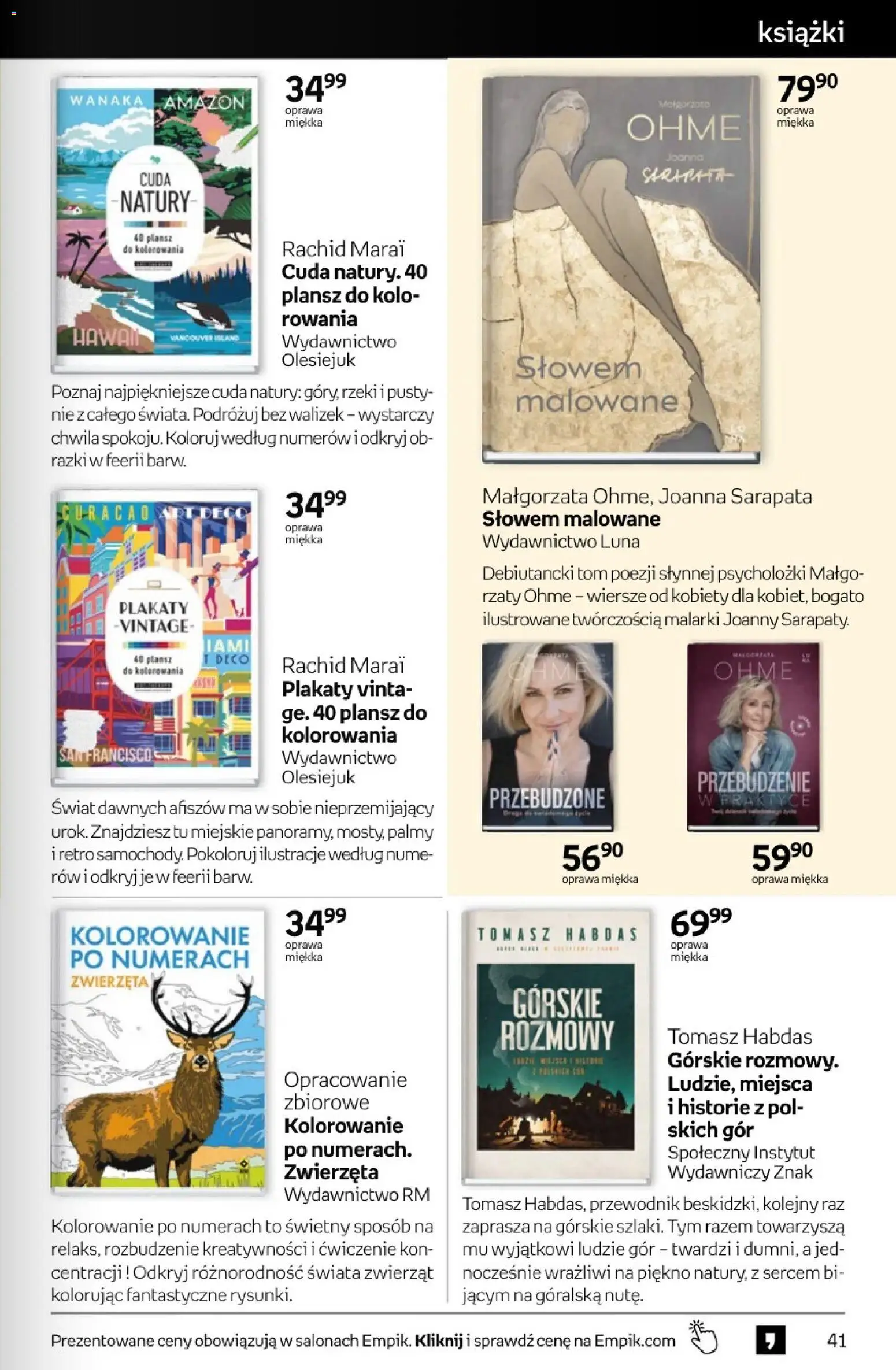 Empik promocje - Tom kultury Książki od 11.02.2026 | Strona: 41 | Produkty: Książki