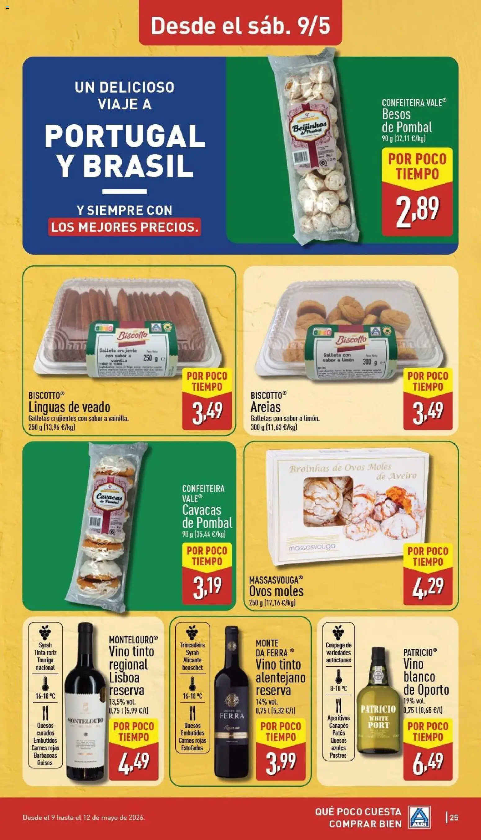 Aldi folleto Baleares │ válido desde el 04.05.2026 | Página: 25 | Productos: Vino, Galletas, Νυχτικό