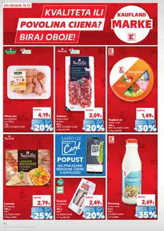 Kaufland HR - Split-Ravne njive - amely érvényes a következő dátumtól: 10.12.2025 | Oldal: 20 | Termékek: Lasagne