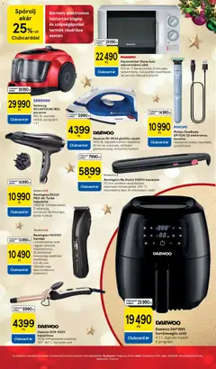 Tesco Karácsonyi katalógus - amely érvényes a következő dátumtól: 26.11.2025 | Oldal: 29 | Termékek: Sütő, Hajvasaló, Hajsütővas, Kefe