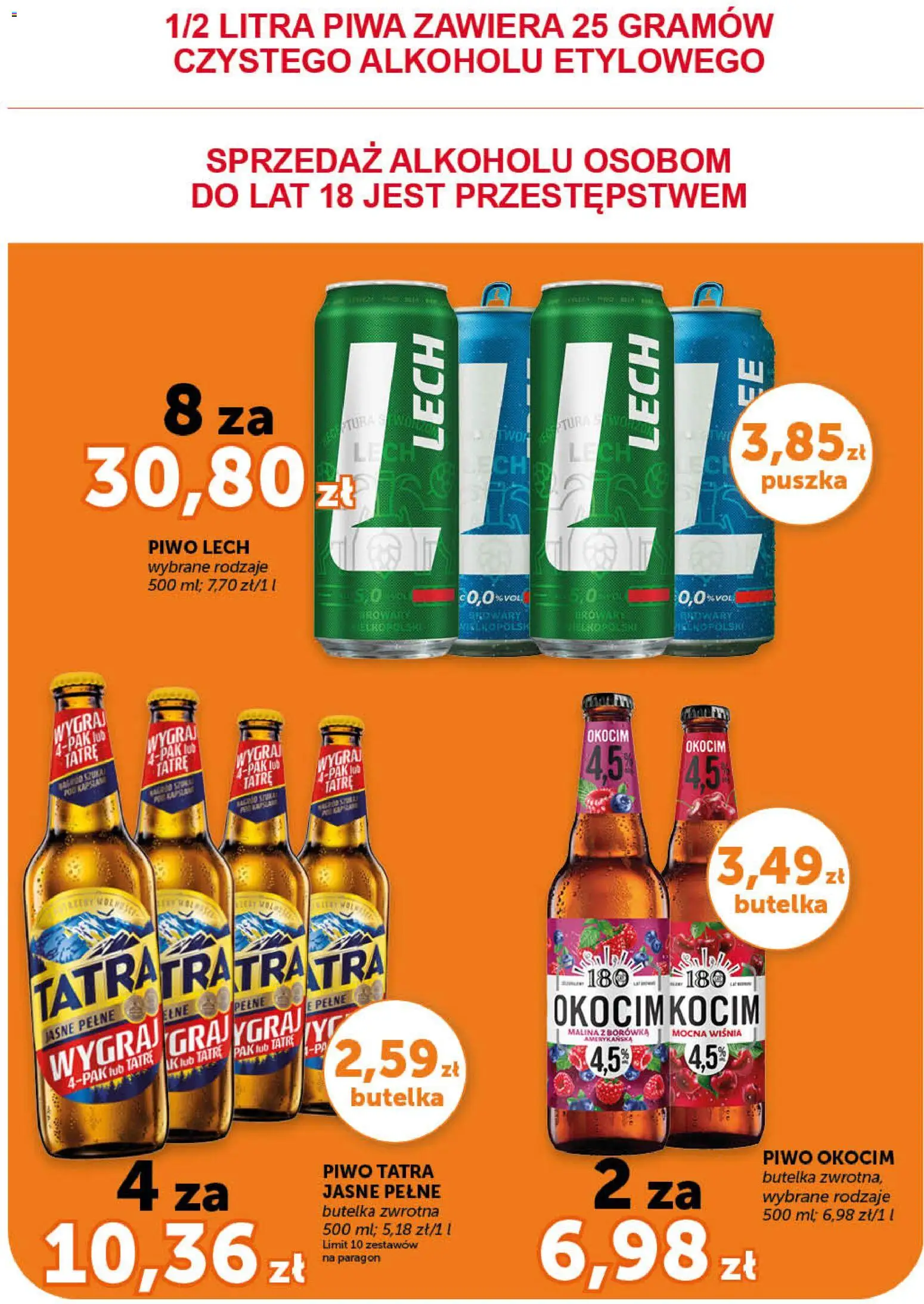 Euro Sklep gazetka - Minimarket od 16.04.2026 | Strona: 7 | Produkty: Malina, Piwo