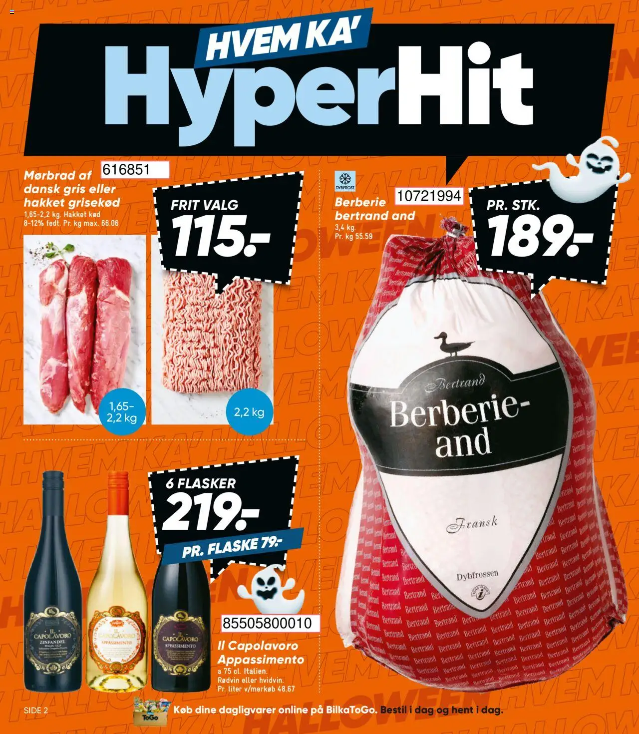 Bilka tilbudsavis – gyldig fra 17.10.2025 | Side: 2 | Produkter: Hakket kød