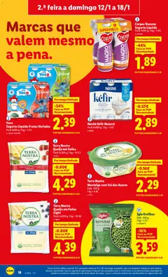 Pré-visualização Corpos Danone Iogurte Líquido, Pack 4x155 g válido de 12.01.2026 | Página: 18