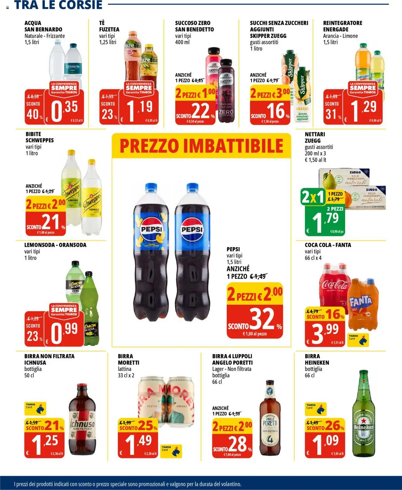 Volantino Tigros del 20.05.2025 | Pagina: 16 | Prodotti: Limone, Ananas, Pepsi, Coca Cola