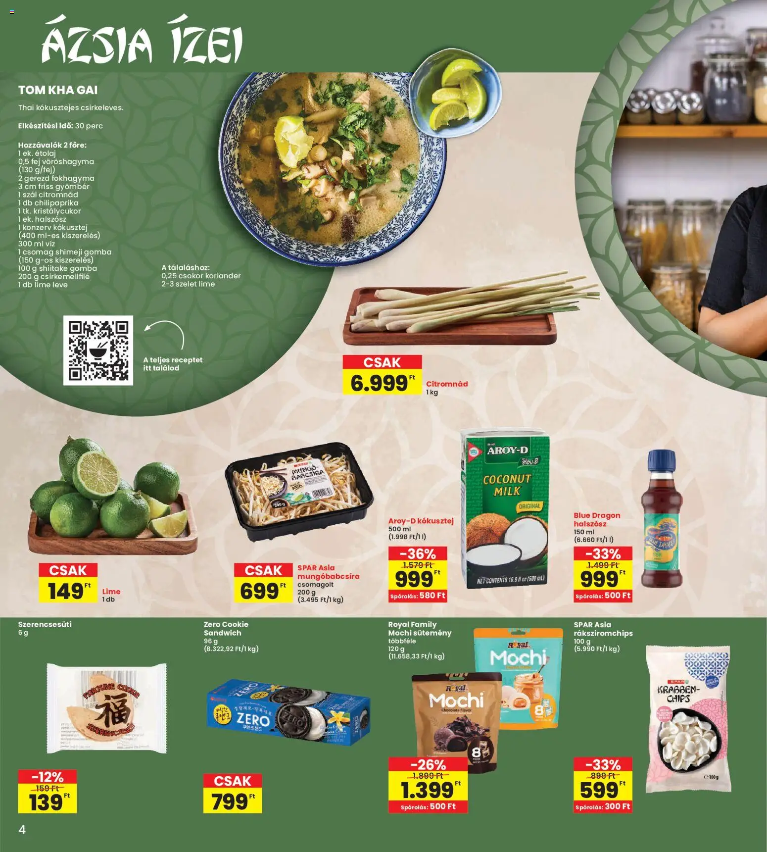 Interspar akciós ujság - amely érvényes a következő dátumtól: 15.01.2026 | Oldal: 4 | Termékek: Fokhagyma, Halszósz, Kristálycukor, Gyömbér