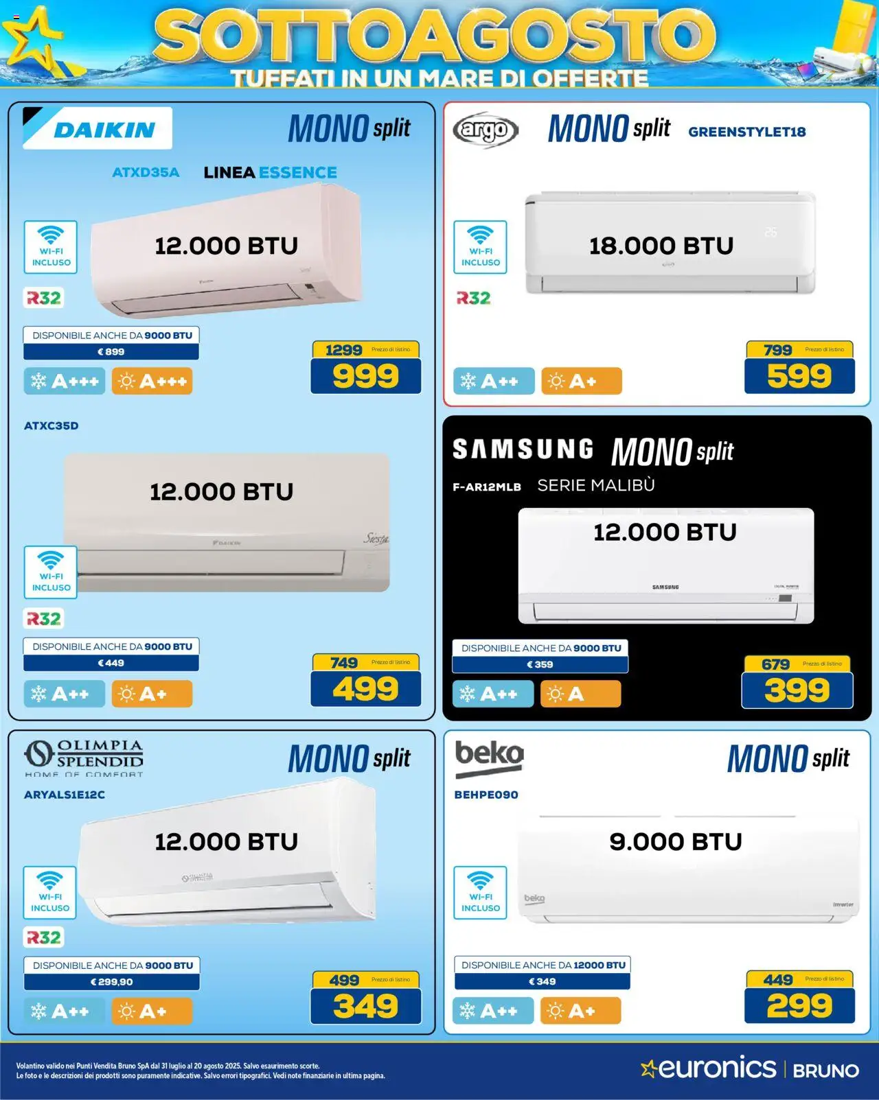 Volantino Euronics del 31.07.2025 | Pagina: 22 | Prodotti: Samsung