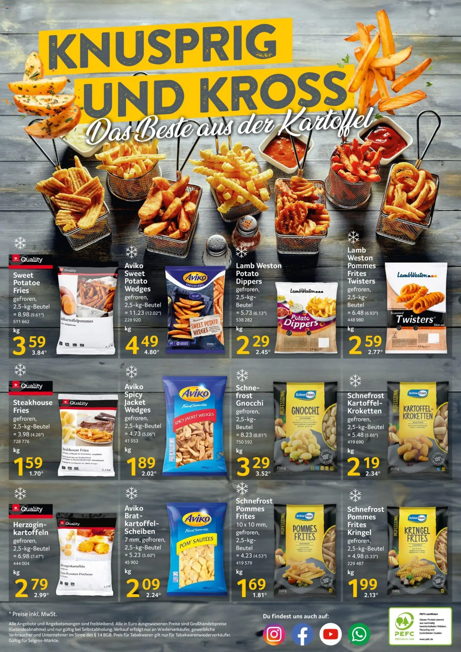 Selgros Prospekt 	 – gültig ab 05.03.2026 | Seite: 20 | Produkte: Pommes, Kartoffeln