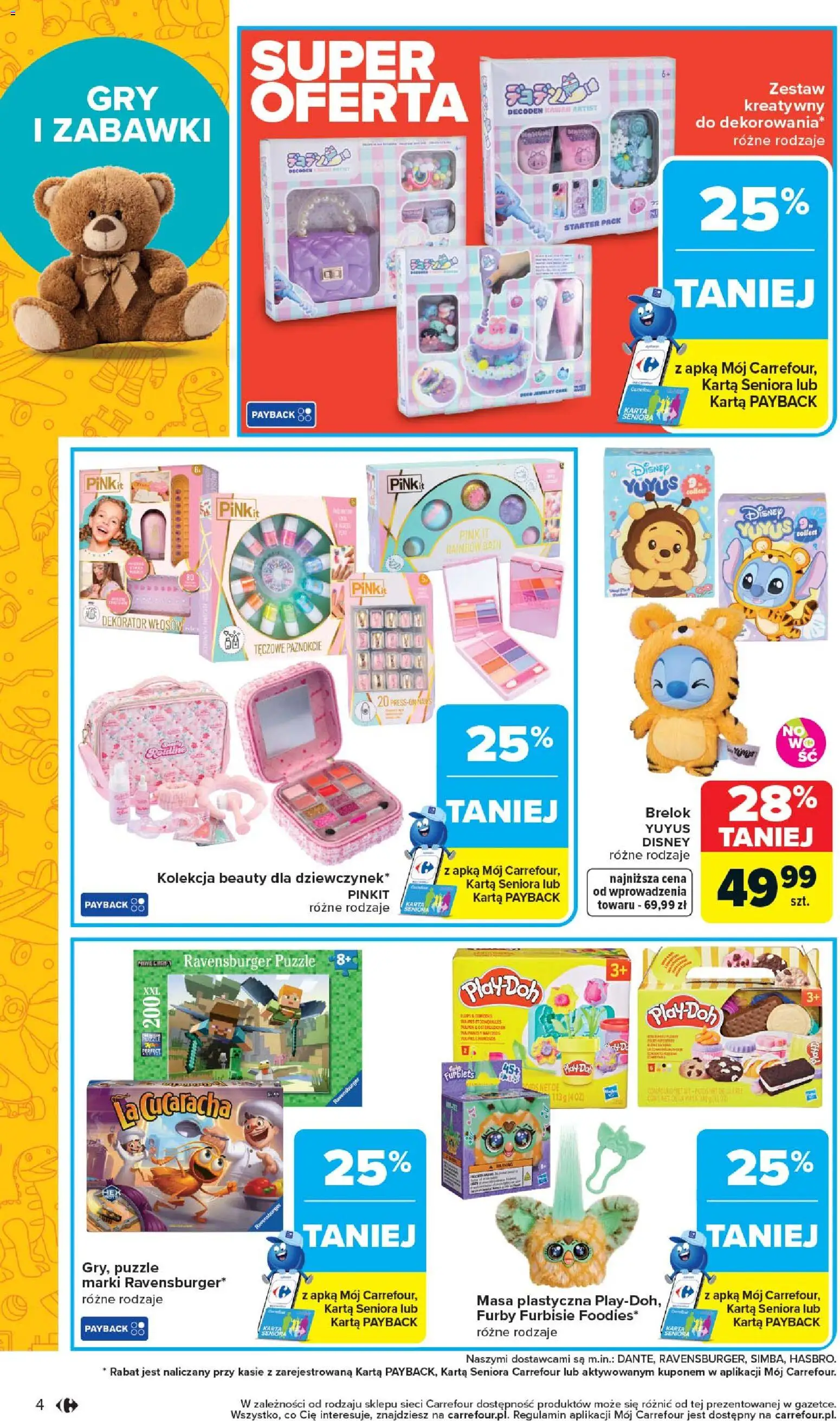Carrefour gazetka - Łap super okazje od 13.04.2026 | Strona: 4 | Produkty: Karta, Starter