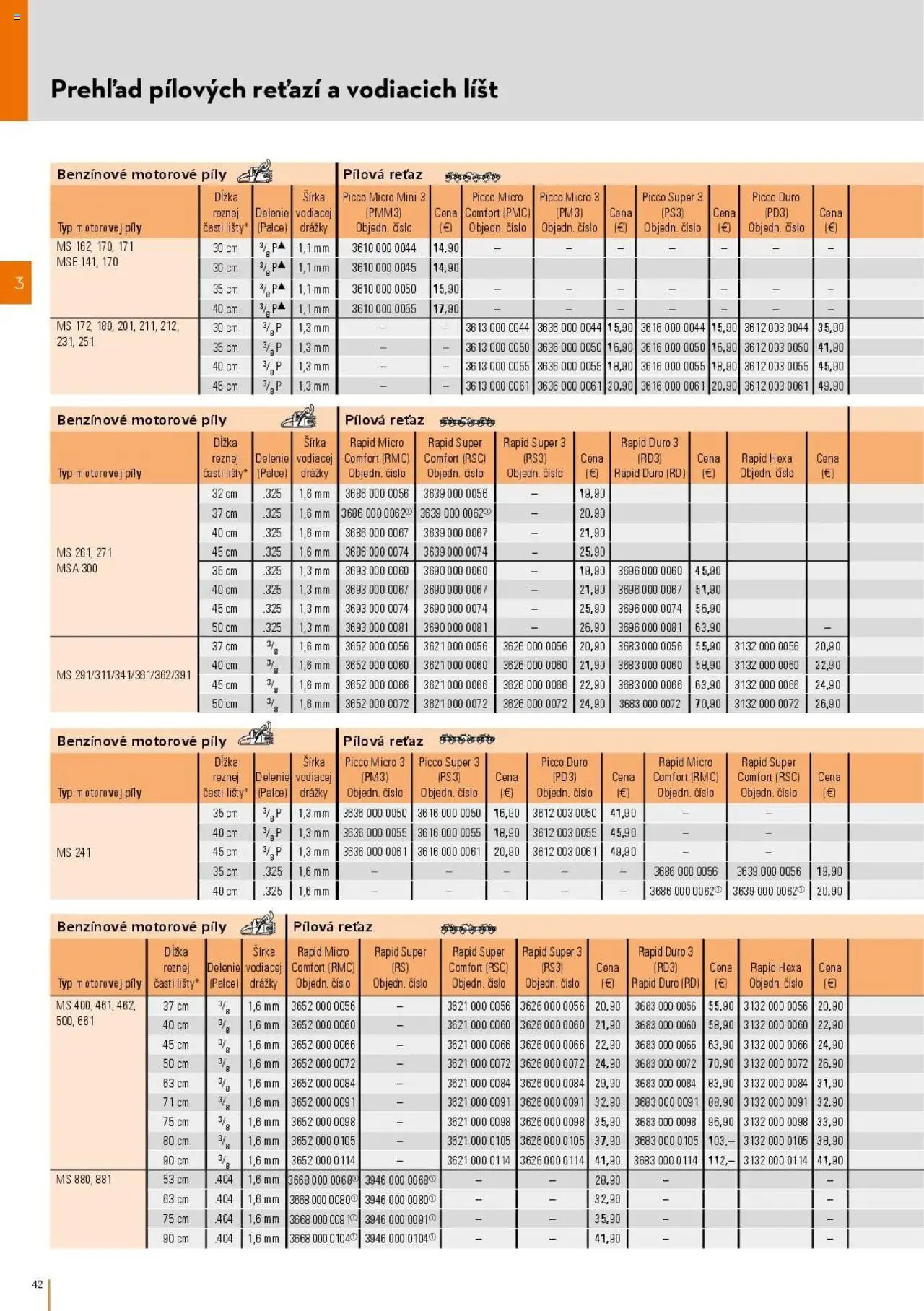 Nové STIHL akcie – leták je platný od 01.04.2025 | Strana: 42