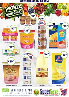 Super Save Specials │ valid from 25.07.2025 | Page: 31 | Products: Yoghurt, Condensed milk, Cream, Fruit
