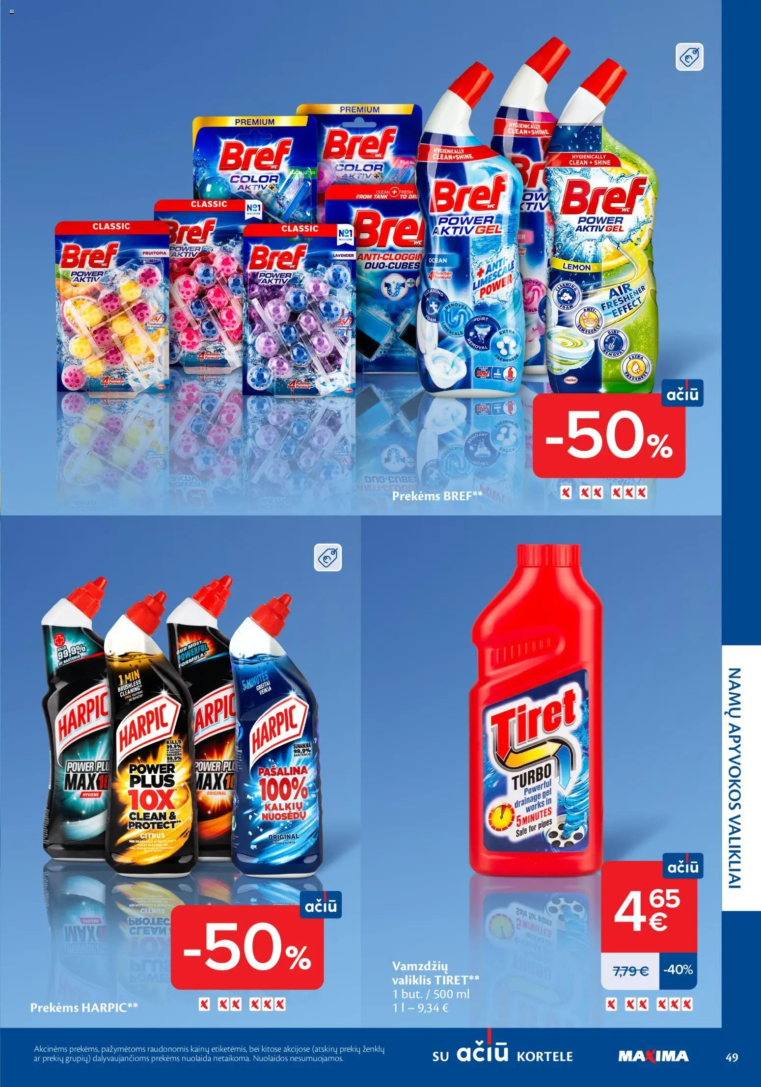 MAXIMA akcijos nuo 05.03.2026 | Puslapis: 49 | Prekių: Wc