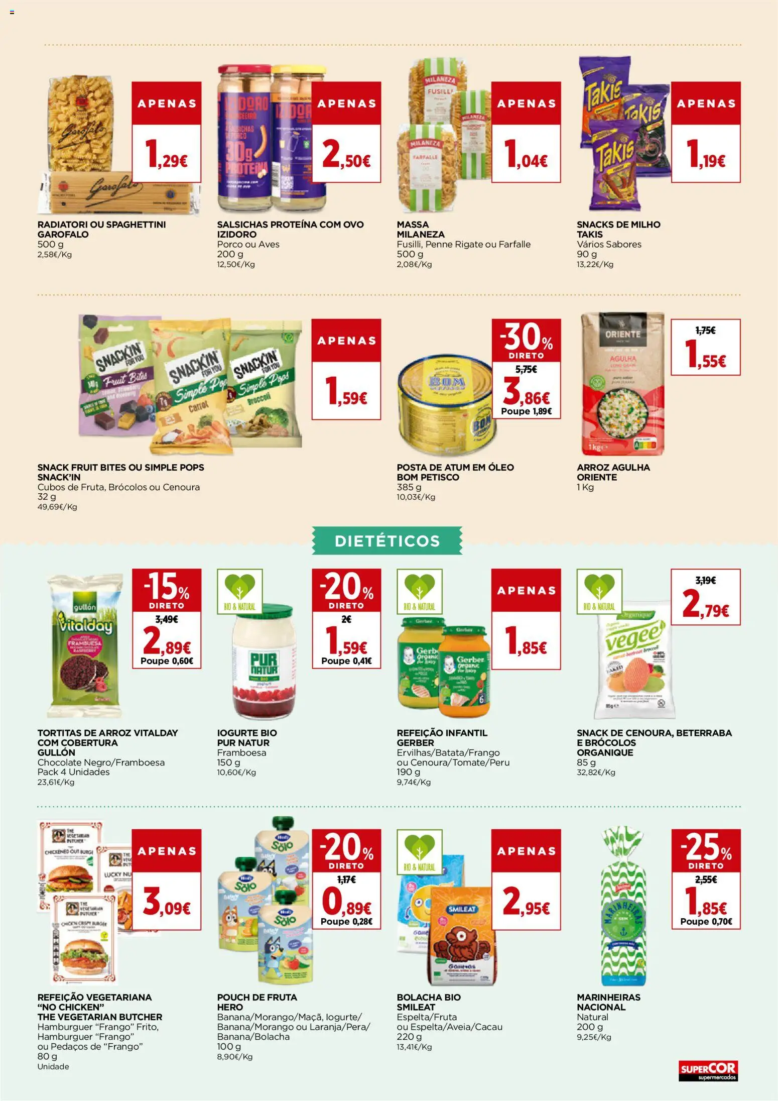 El Corte Ingles folheto │ válido de 16.01.2026 | Página: 9 | Produtos: Atum, Hambúrguer, Iogurte, Cenoura