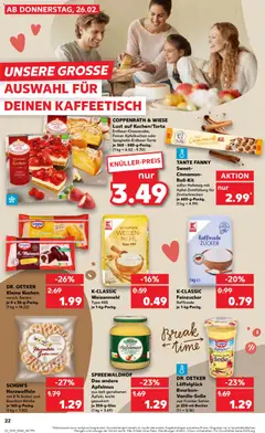COPPENRATH & WIESE Lust auf Kuchen/Torte, Erdbeer-Cheesecake, Feiner Apfelkuchen oder Spaghetti-Erdbeer-Torte je 360 - 580-g-Packg. ab 26.02.2026 gültig | Seite: 22