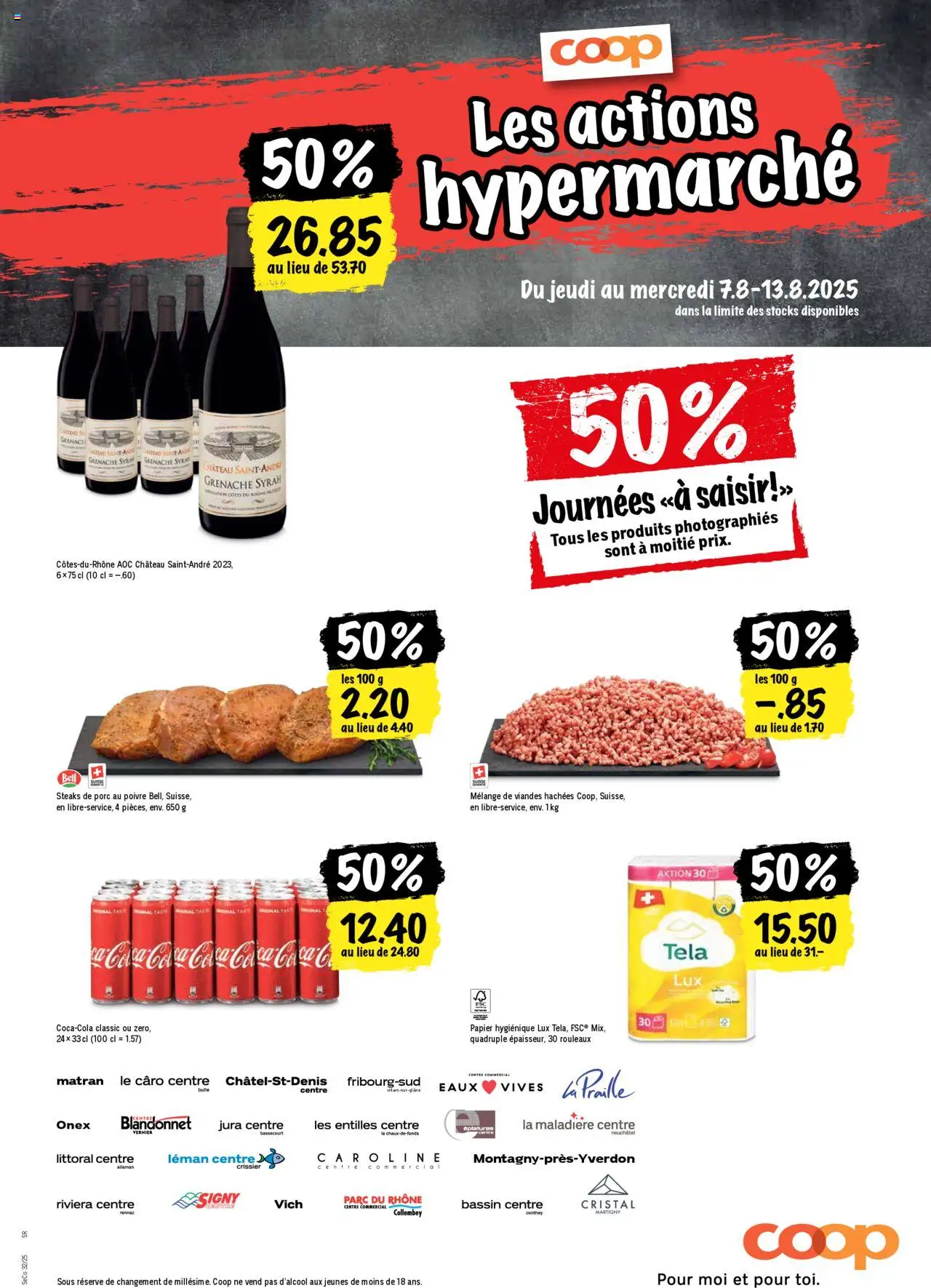 Coop - Les actions de la semaine ab 07.08.2025 | Seite: 21 | Produkte: Jura, Coca Cola, Flager