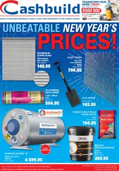Cashbuild specials catalogue – valid from 26.01.2026