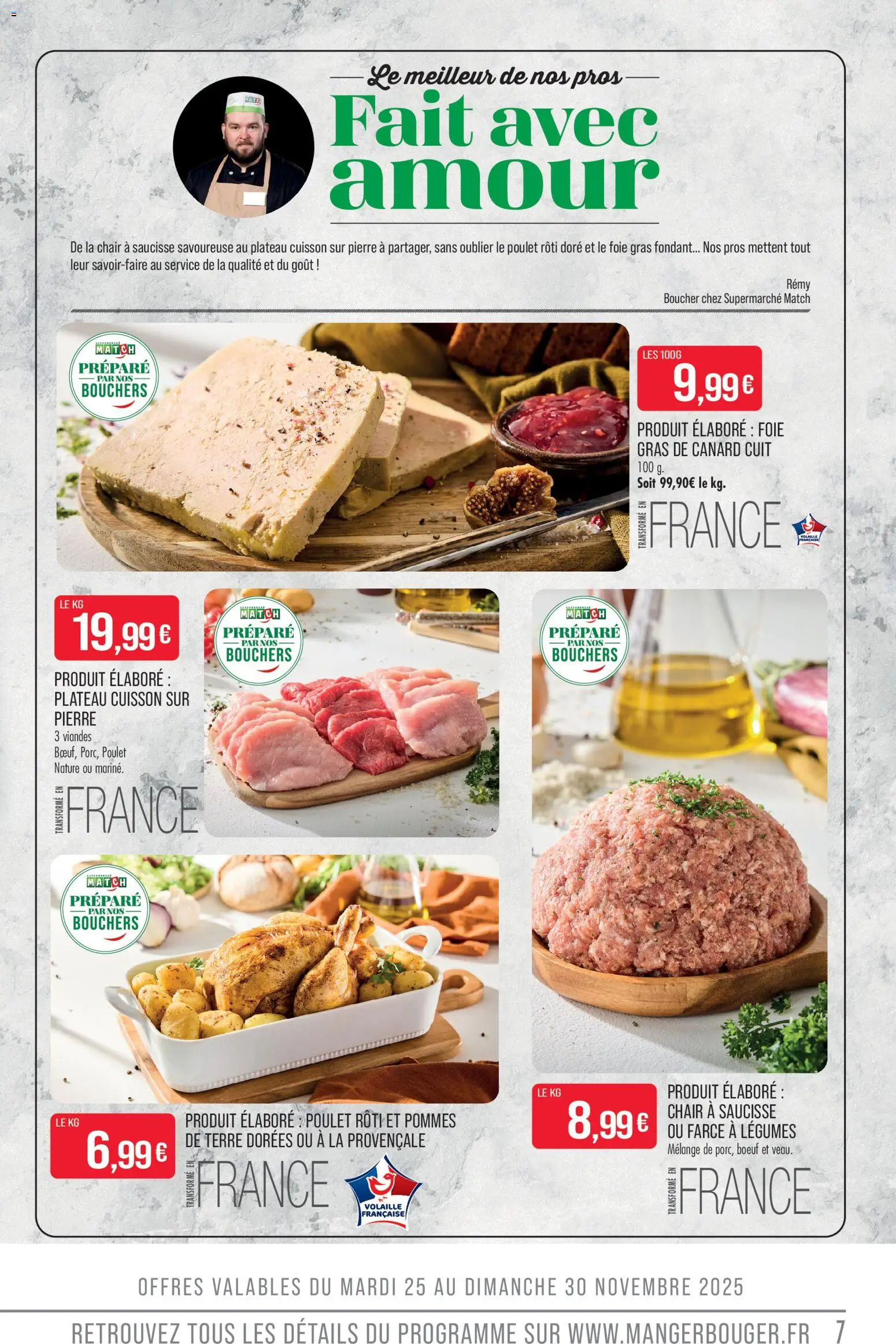 {H1} | Page: 7 | Produits: Foie Gras de Canard, Plateau, Volaille, Saucisse