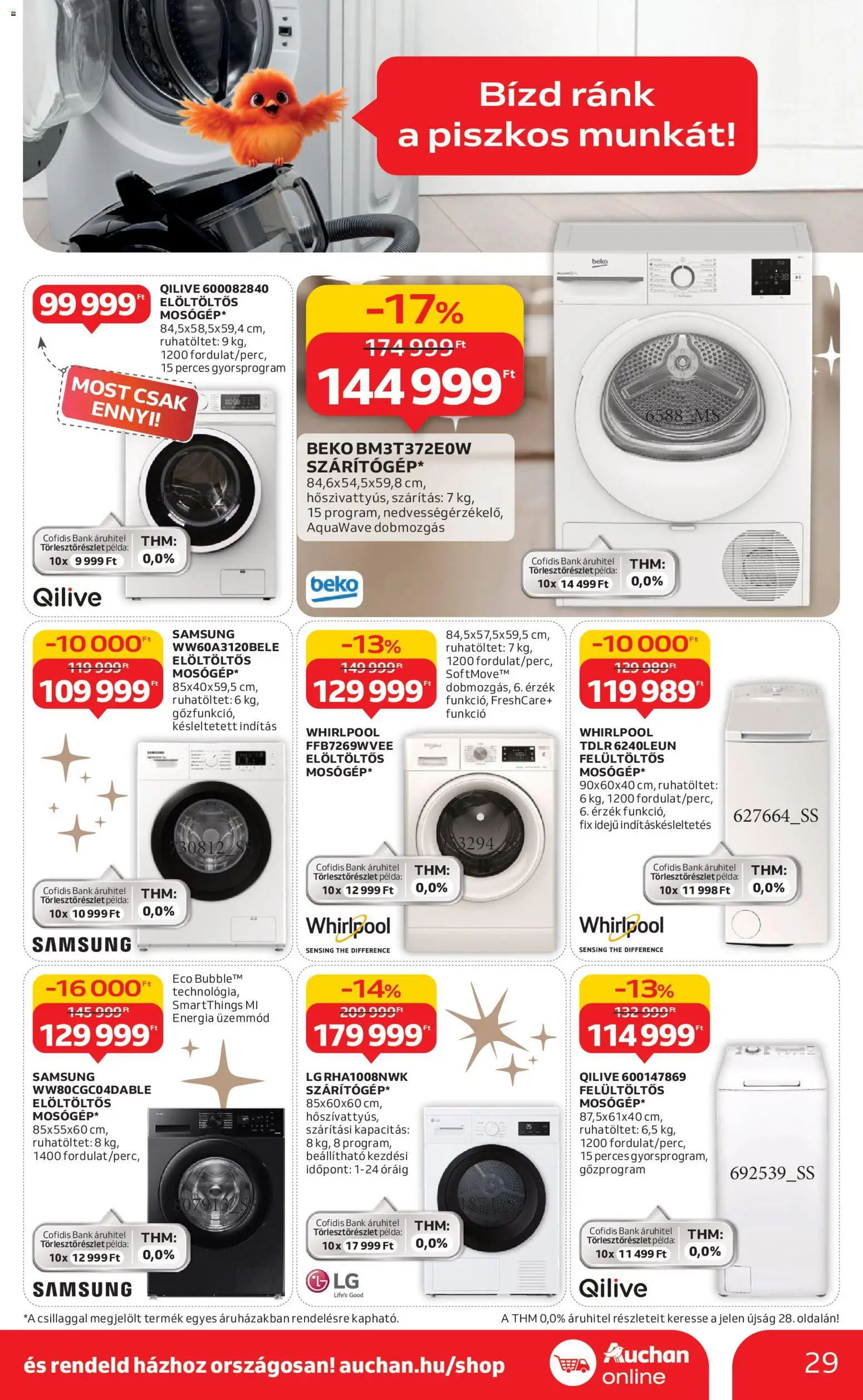 Auchan akciós ujság - amely érvényes a következő dátumtól: 24.12.2025 | Oldal: 29 | Termékek: Samsung