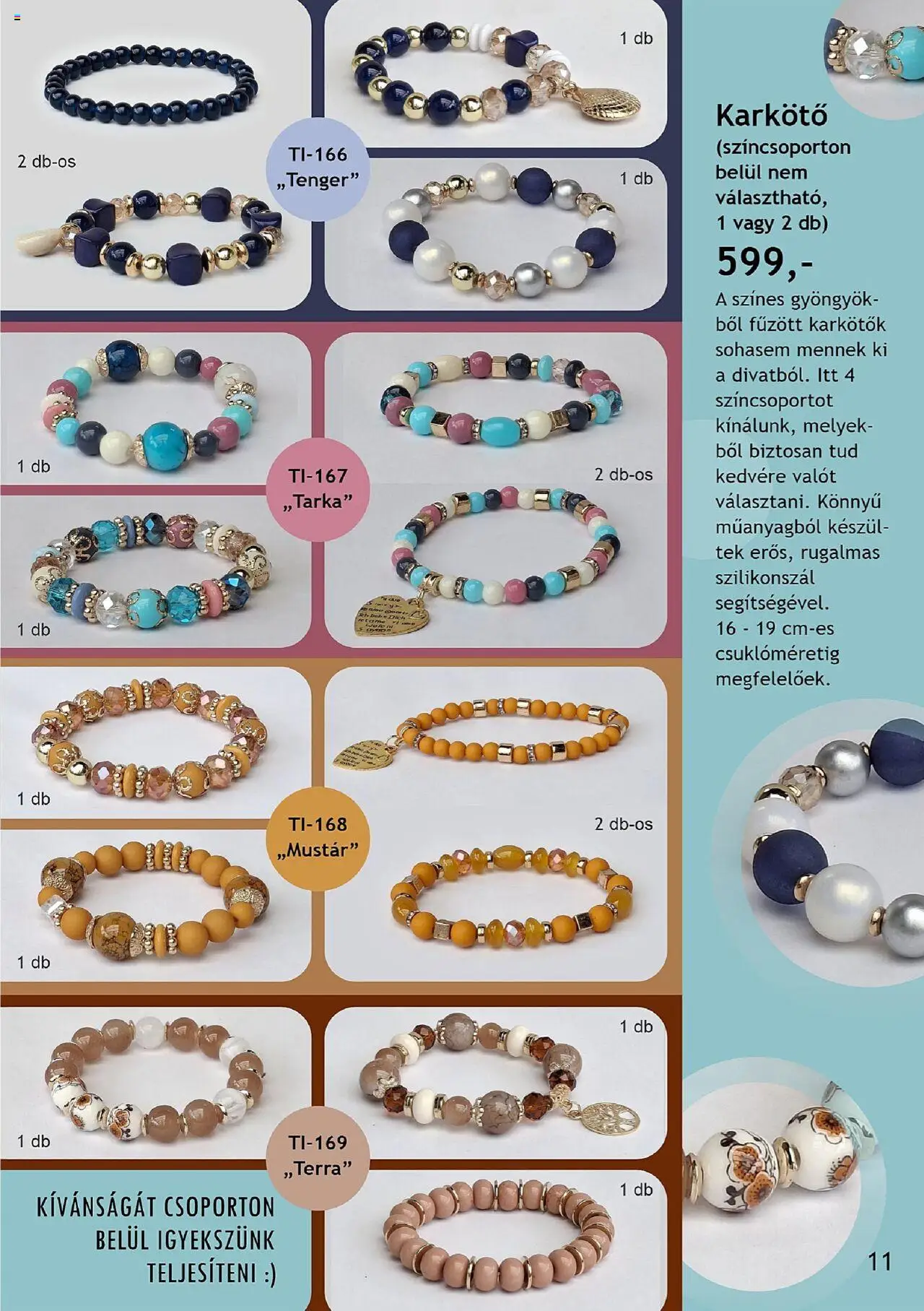 Betly akciós ujság - amely érvényes a következő dátumtól: 03.10.2025 | Oldal: 11 | Termékek: Karkötő