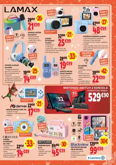 E.leclerc katalog akcije – veljaven od 04.11.2025 | Stran: 37 | Izdelki: Racunalnik, Igralna konzola, Baterije, Svetilka