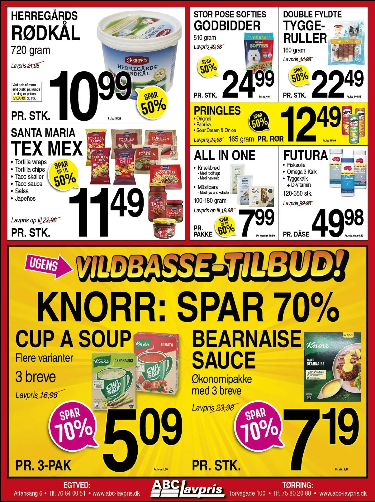 Abc Lavpris tilbudsavis – gyldig fra 22.10.2025 | Side: 6 | Produkter: Chokolade, Salsa, Taco, Paprika