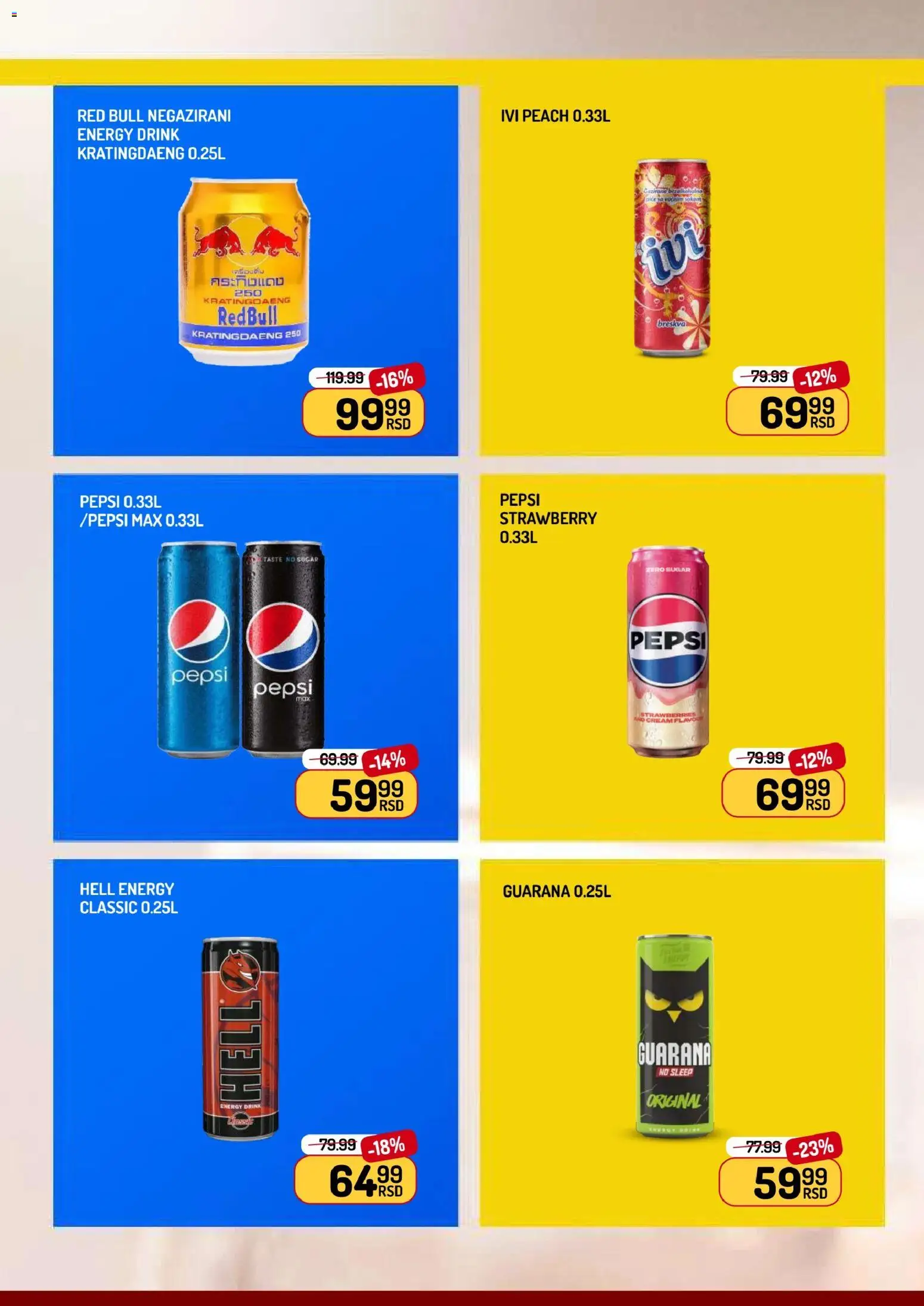 Aman katalog - važi od 24.04.2026 | Strana: 17 | Proizvode: Hell, Guarana, Breskva, Pepsi