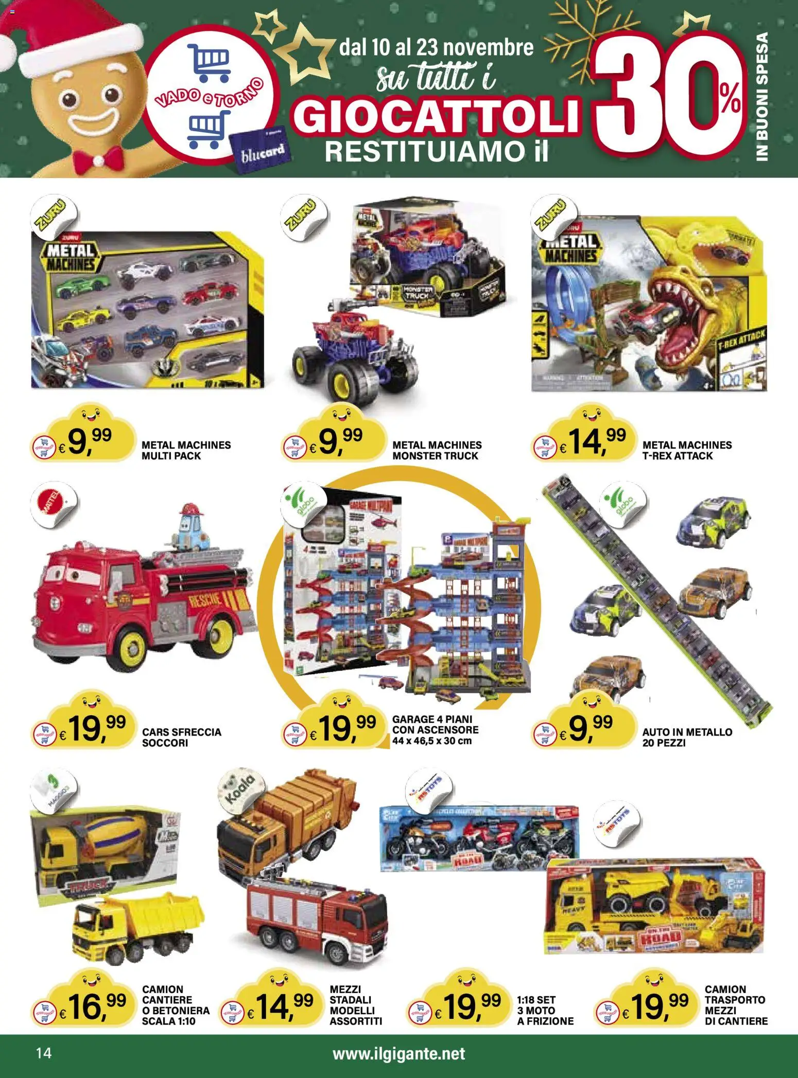 Volantino Il Gigante del 10.11.2025 | Pagina: 14 | Prodotti: Scala, Betoniera