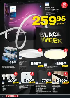 Bauhaus - Black Week gyldig fra 26.11.2025 | Side: 2 | Produkter: Philips Hue, Batterier, Smart Home, Hue