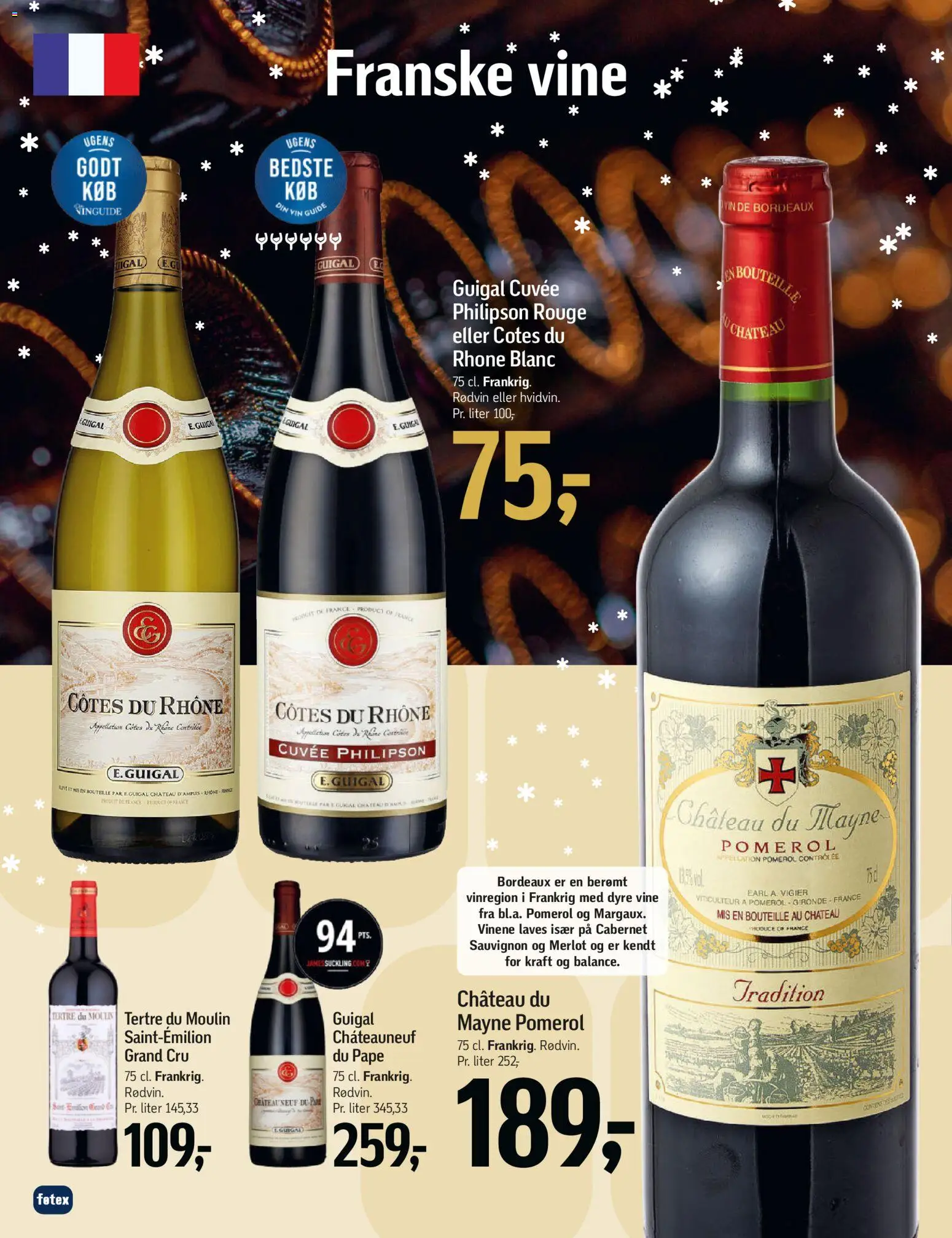 Føtex tilbudsavis – gyldig fra 28.11.2025 | Side: 46 | Produkter: Vin, Is