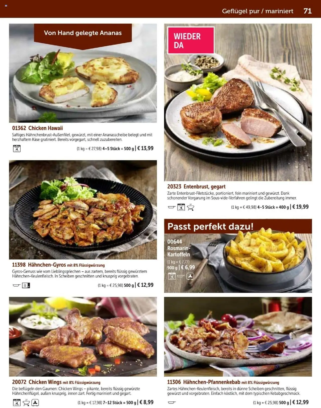 Bofrost Katalog – gültig ab 07.09.2025 | Seite: 71 | Produkte: Käse, Ananas, Kartoffeln