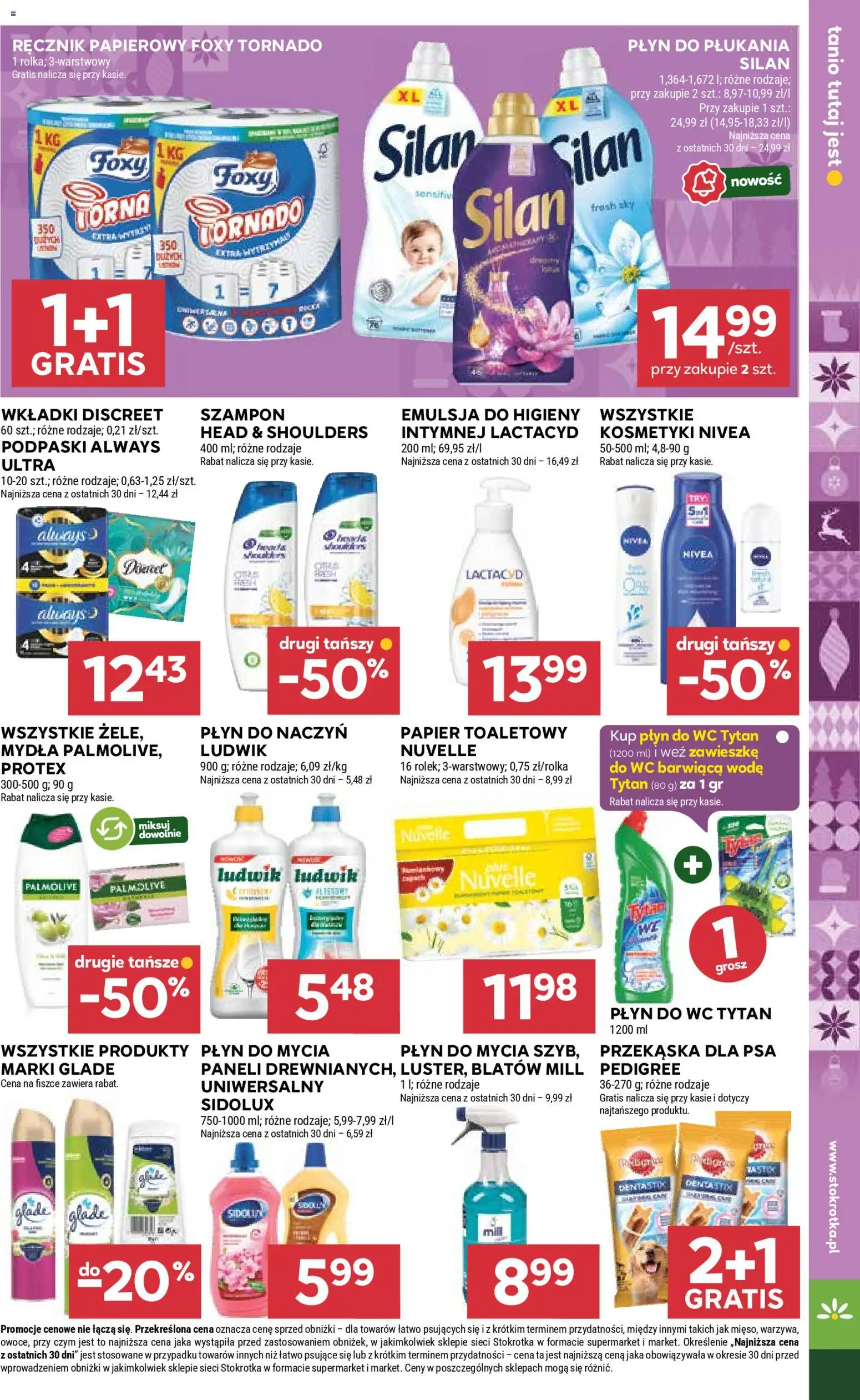 Stokrotka Gazetka - Market od 20.11.2025 | Strona: 17 | Produkty: Papier toaletowy, Podpaski always, Podpaski, Szampon