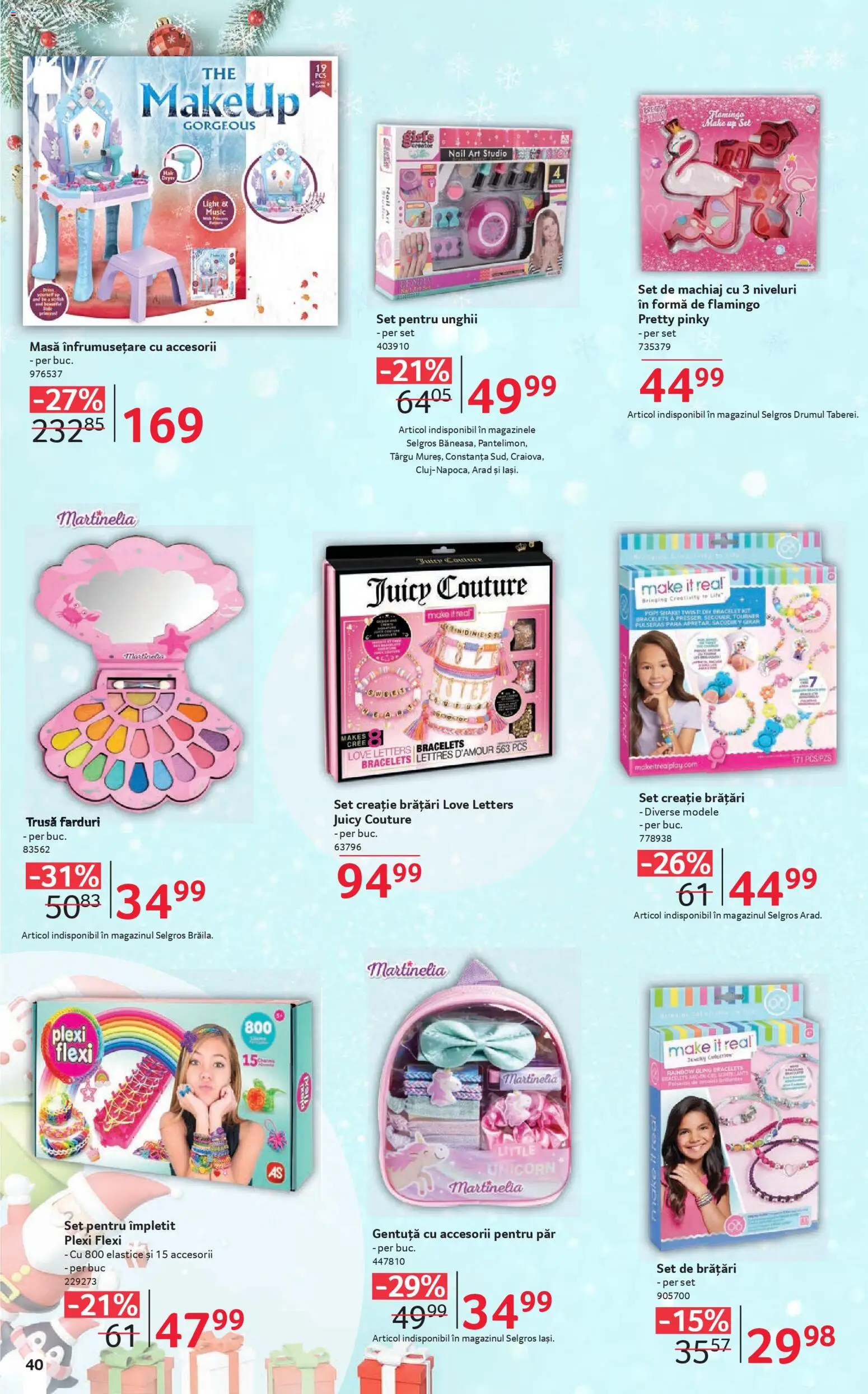 Noul catalog Selgros – valabil de la 06.12.2025 | Pagină: 40 | Produse: Pară, Masă, Machiaj, Shake