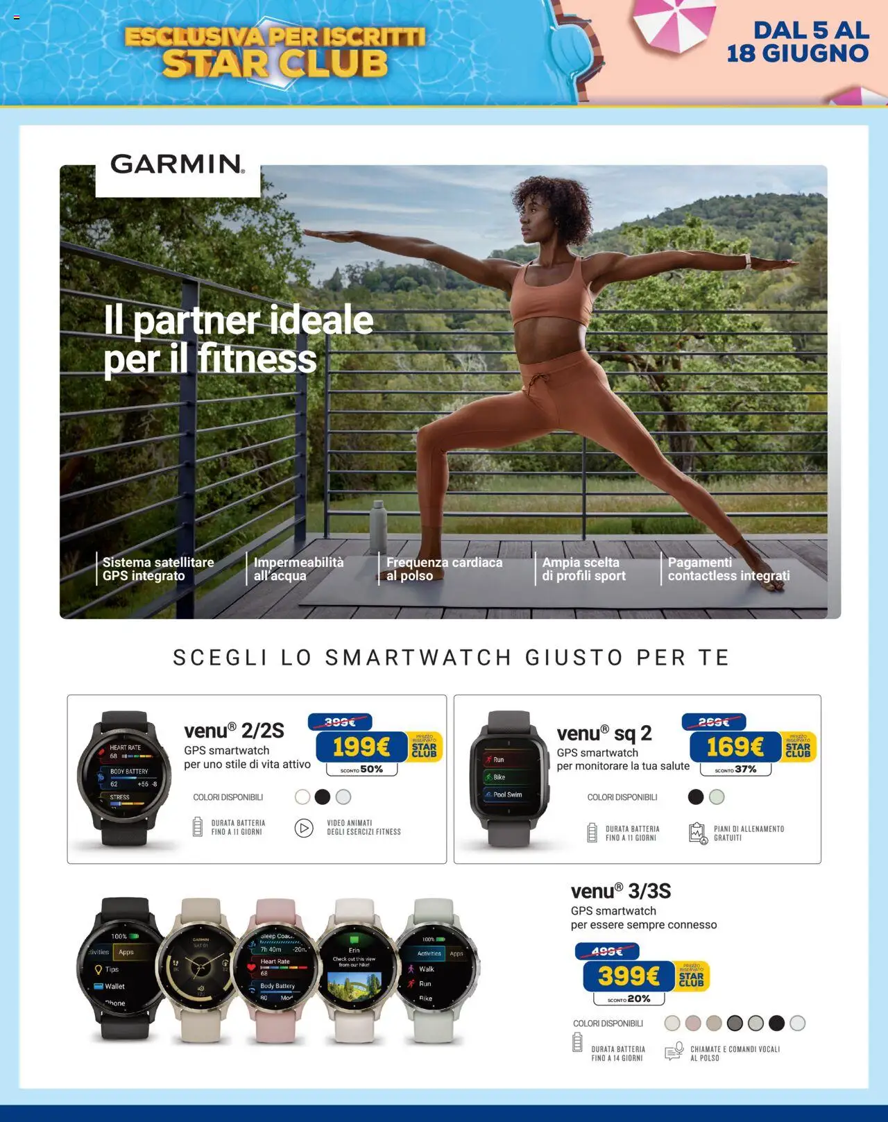 Volantino Euronics del 05.06.2025 | Pagina: 3 | Prodotti: Tè, Body, Satellitare, Batteria